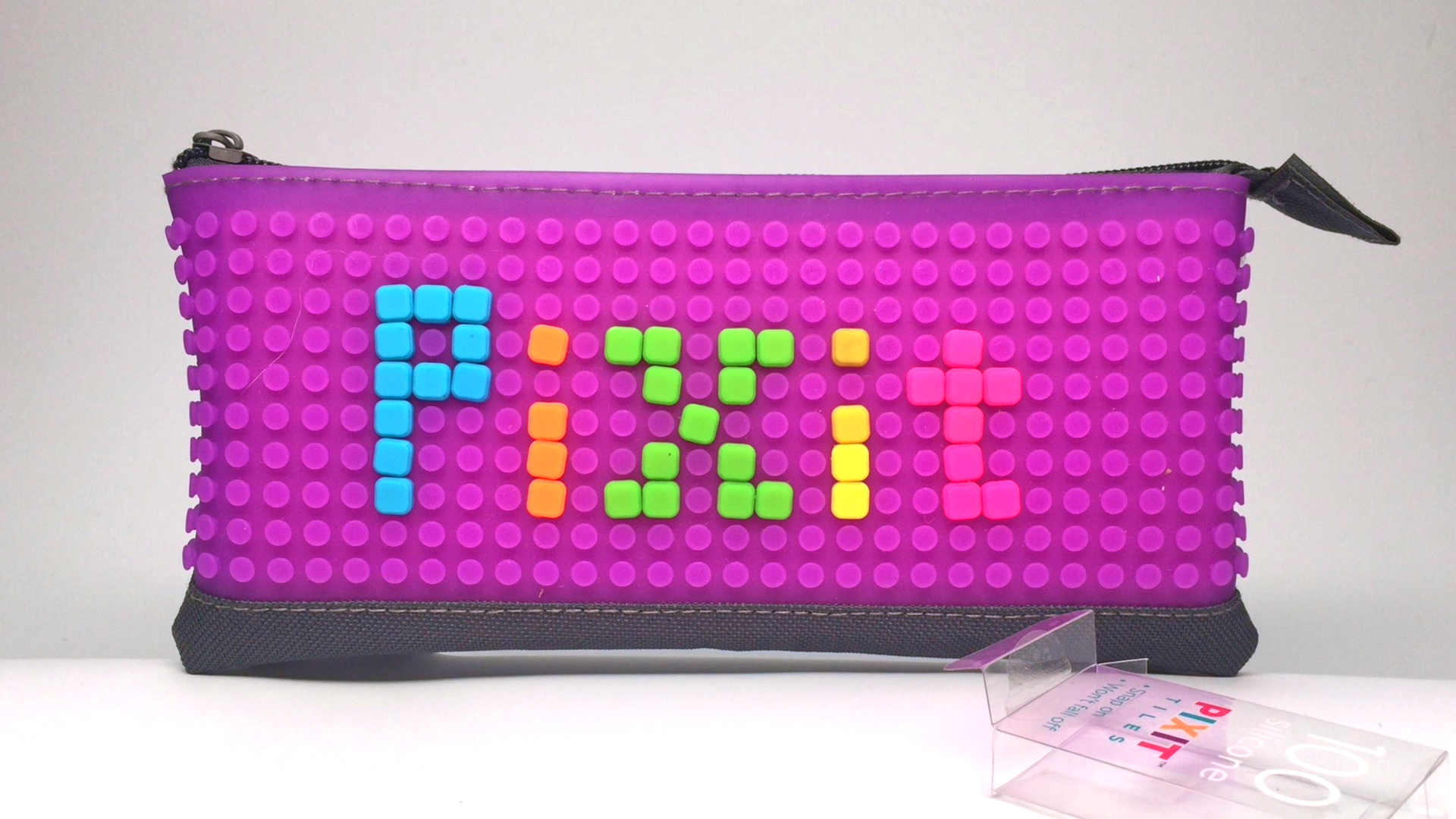 Pixit Pencil Case open to show interior storage