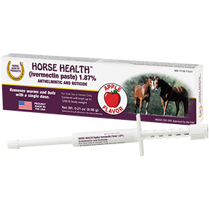 Horse Health Ivermectin Paste 1.87% dewormer .21 oz tube