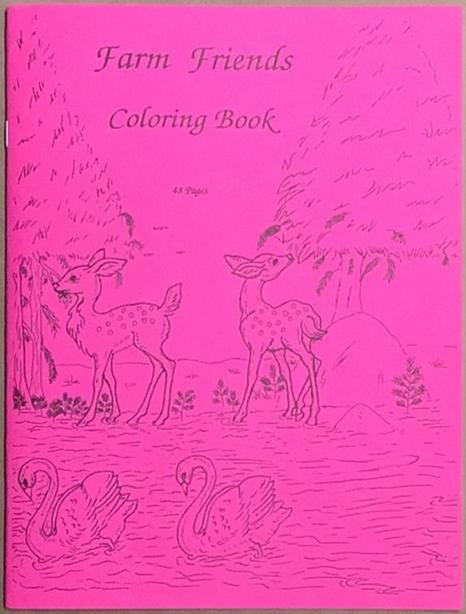 Levi L. Mast large coloring book design spread