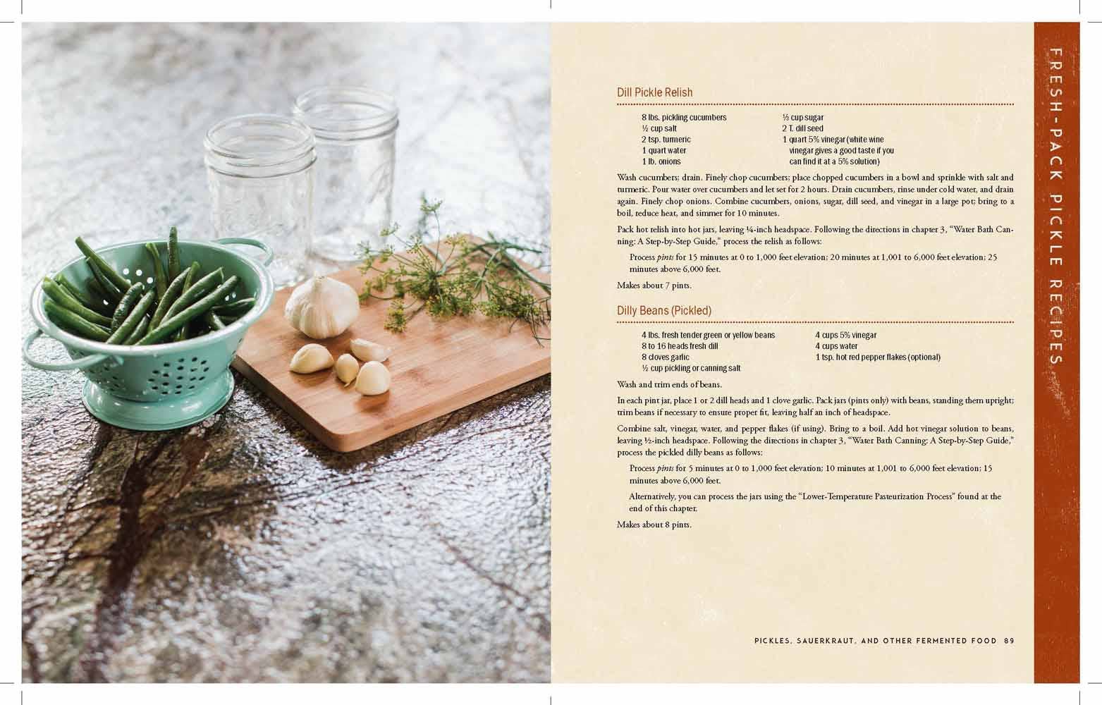 The Homestead Canning Cookbook book canning recipe detail