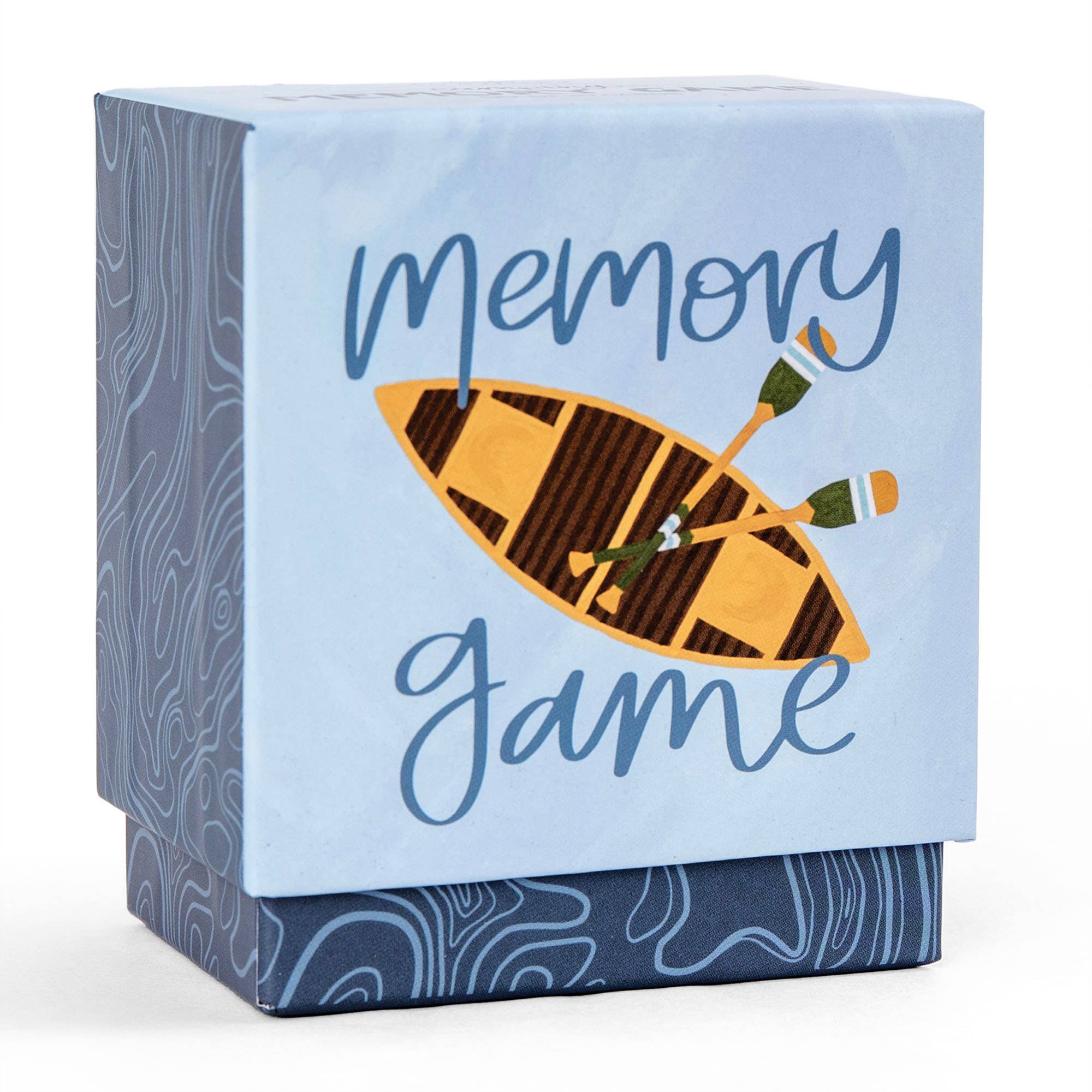 Camping Memory Game showing illustrated card pairs