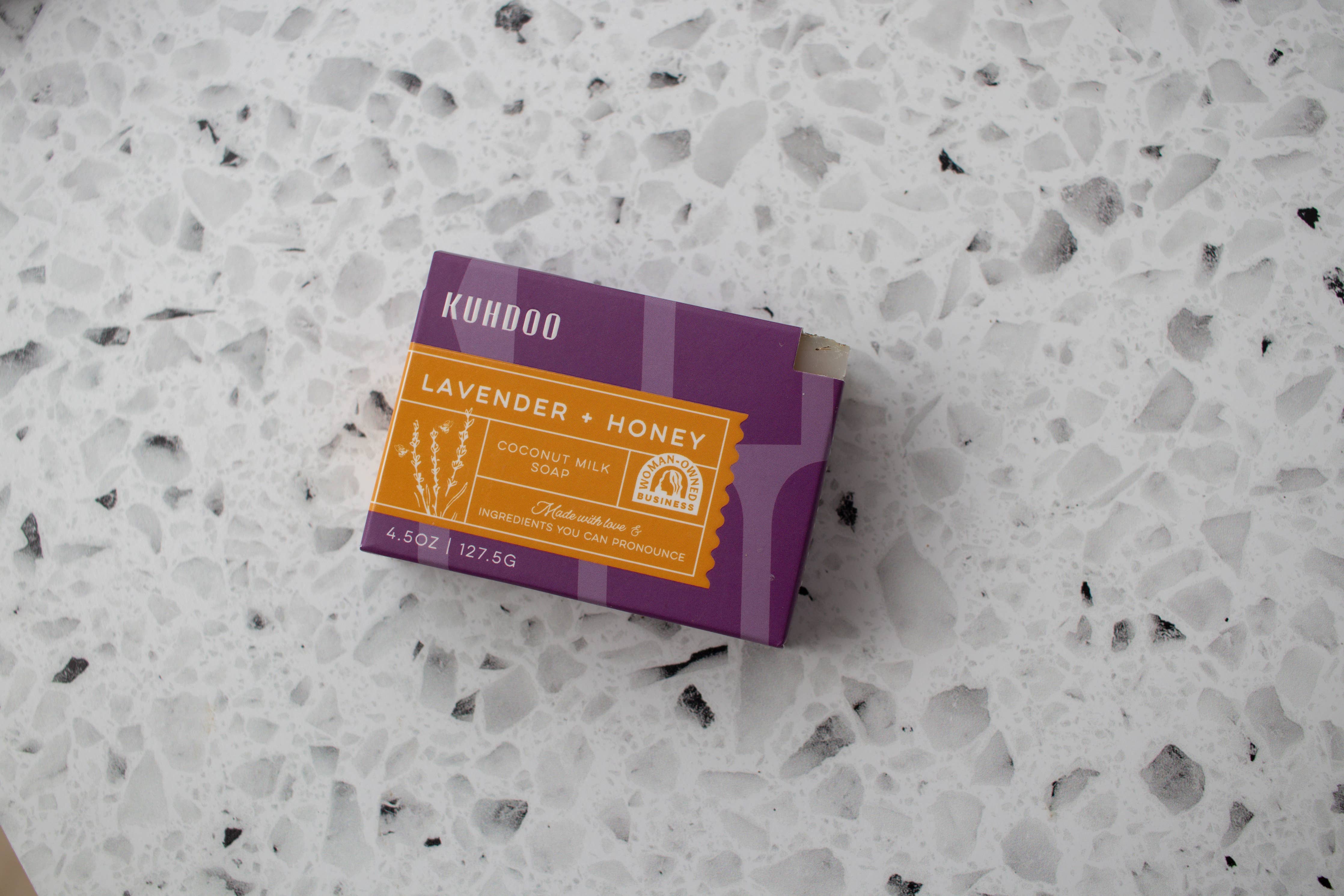 Lavender and Honey bar soap handcrafted natural ingredients