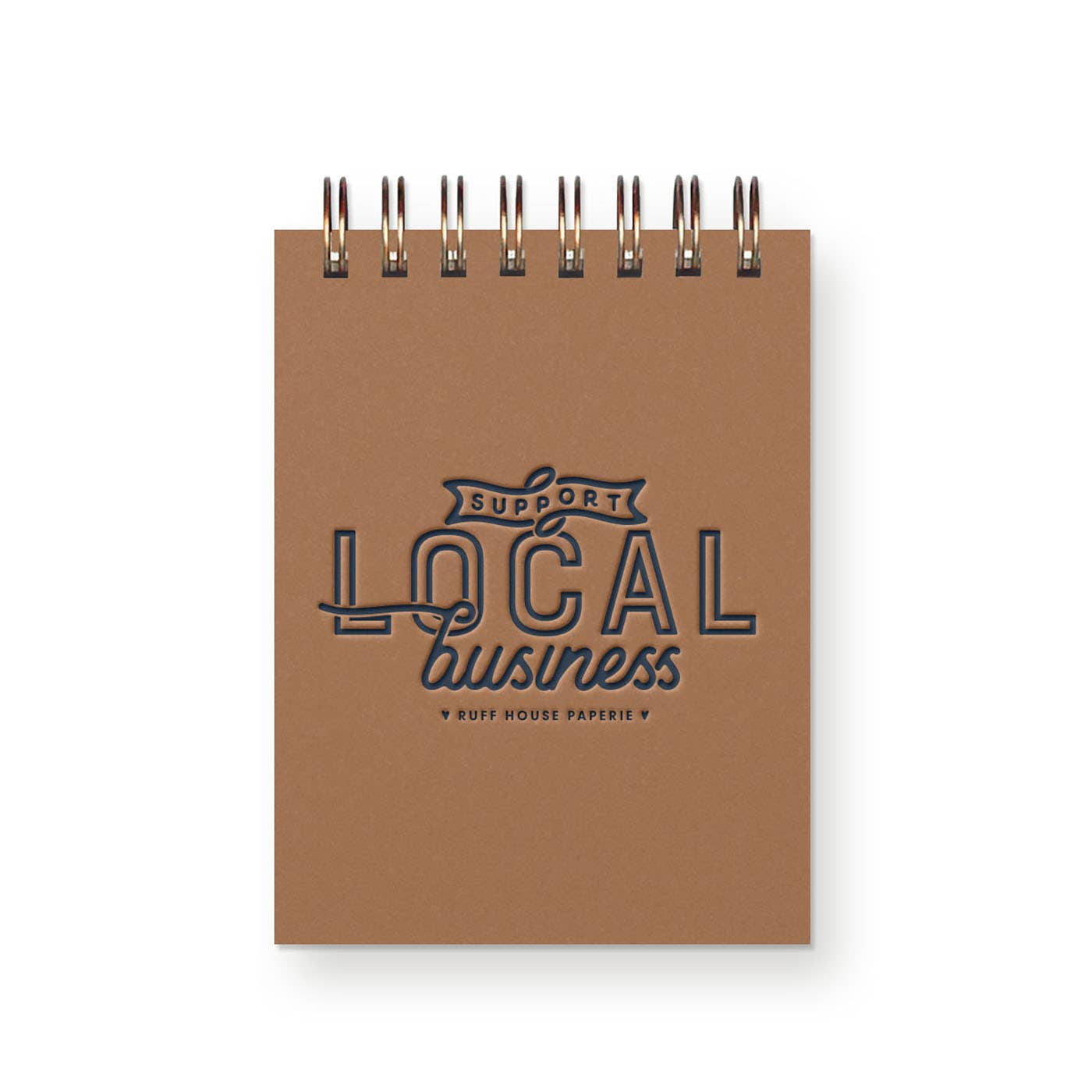 Custom Support Local Business mini jotter notebook variant