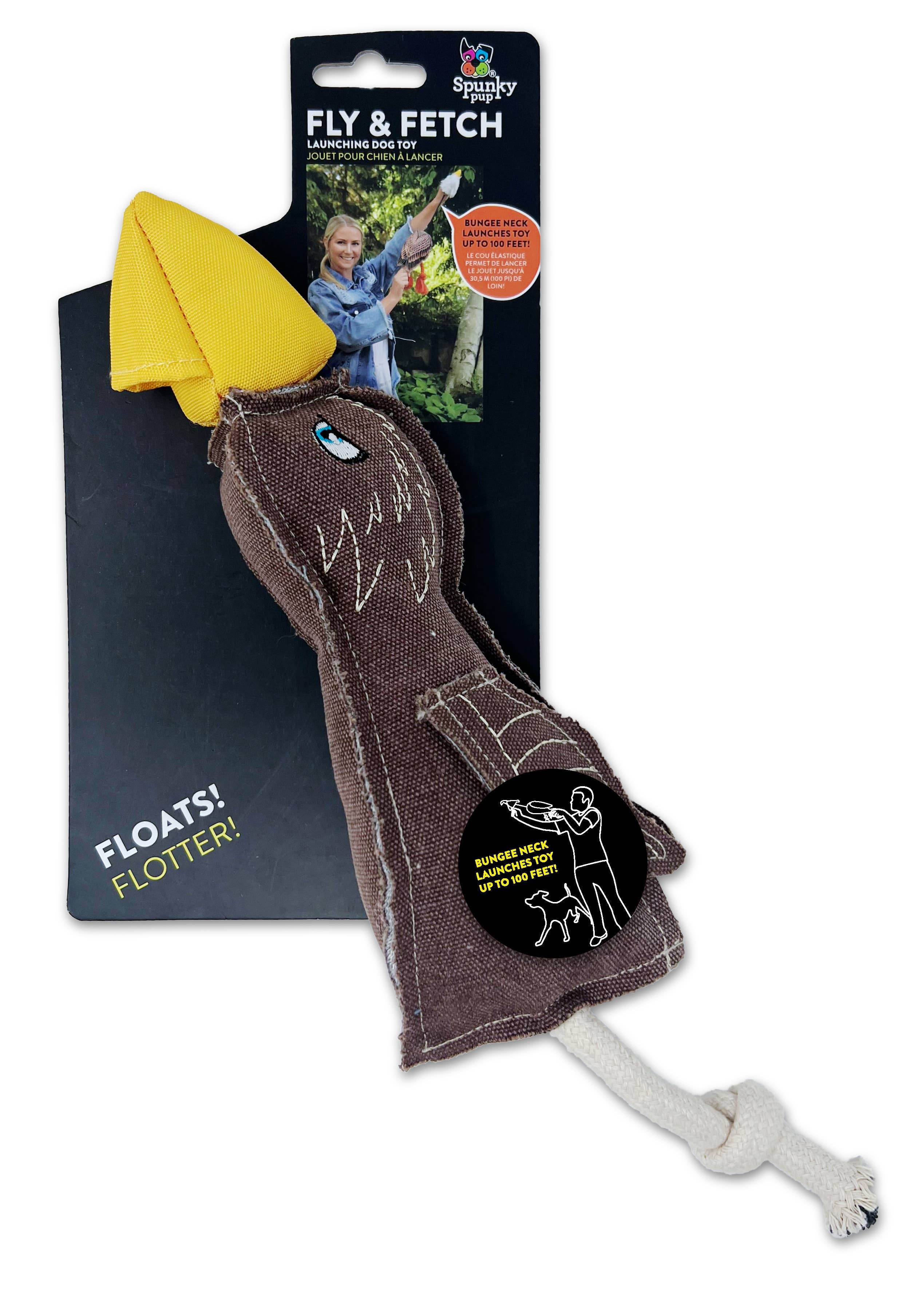 Fly & Fetch launching toys collection with duck fish eagle pheasant