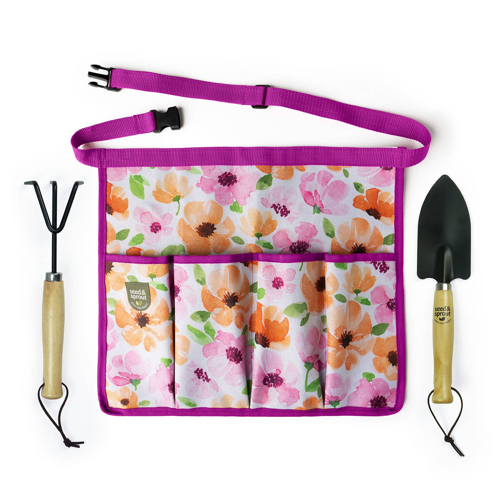 Seed & Sprout gardening set trowel detail view