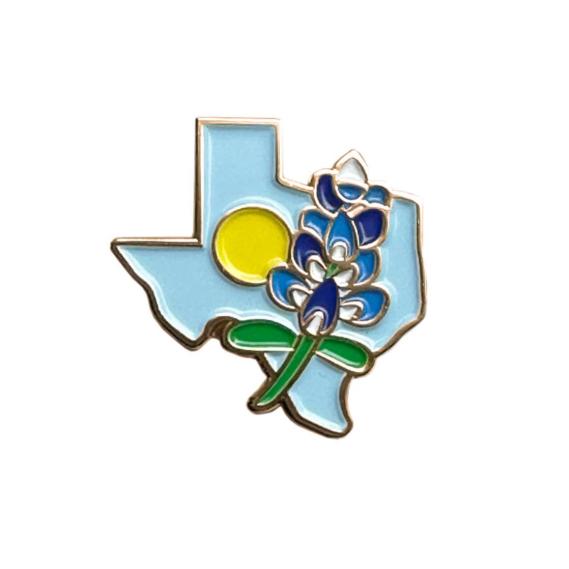 Texas Bluebonnet Pin enamel lapel pin