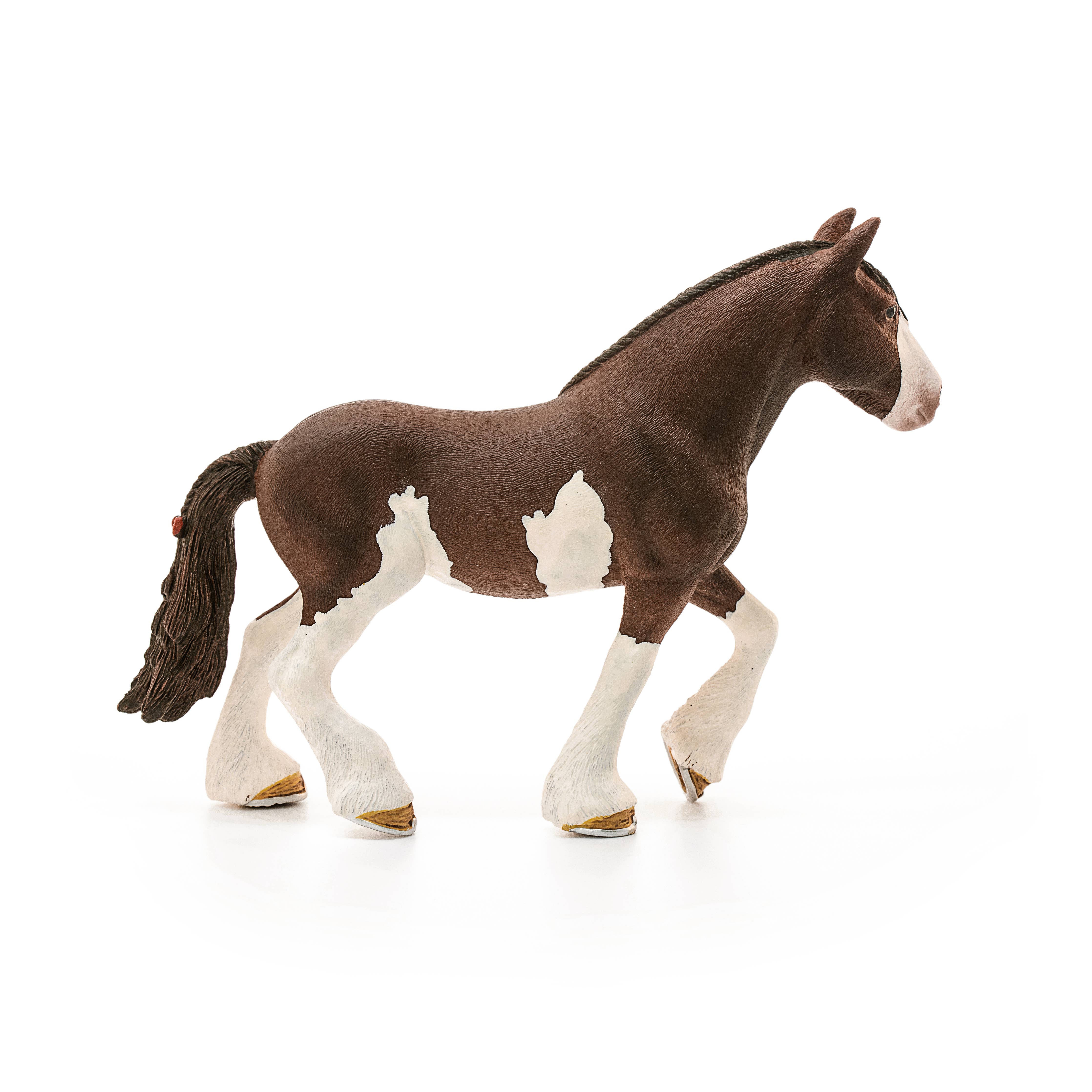 Clydesdale Mare Farm Horse Toy