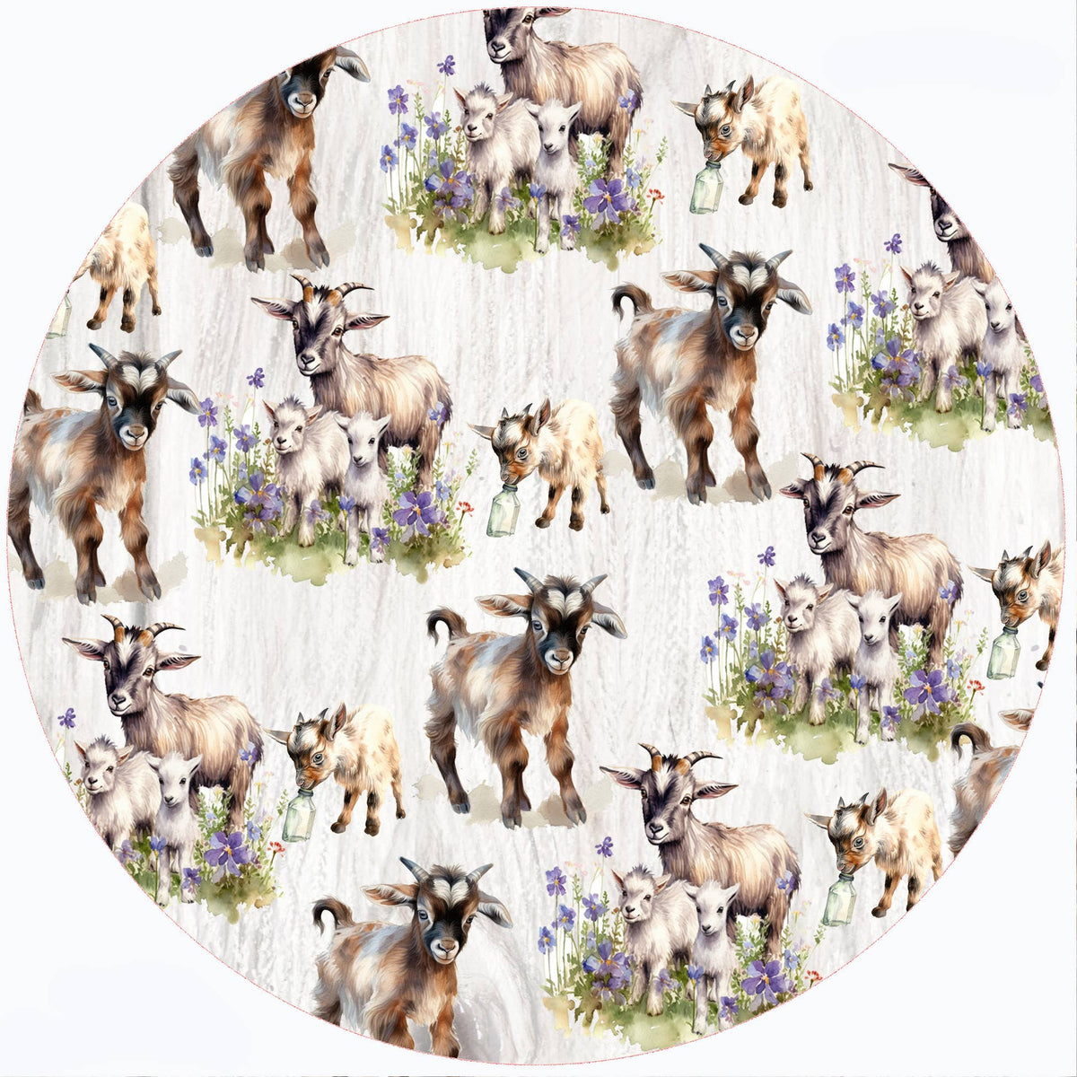 Goats & Flowers