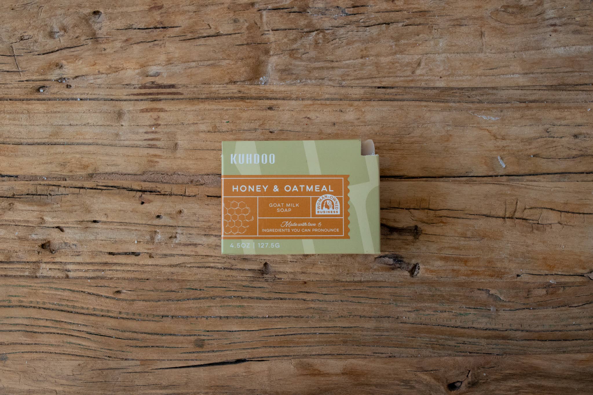 Honey and Oatmeal Bar Soap lather detail