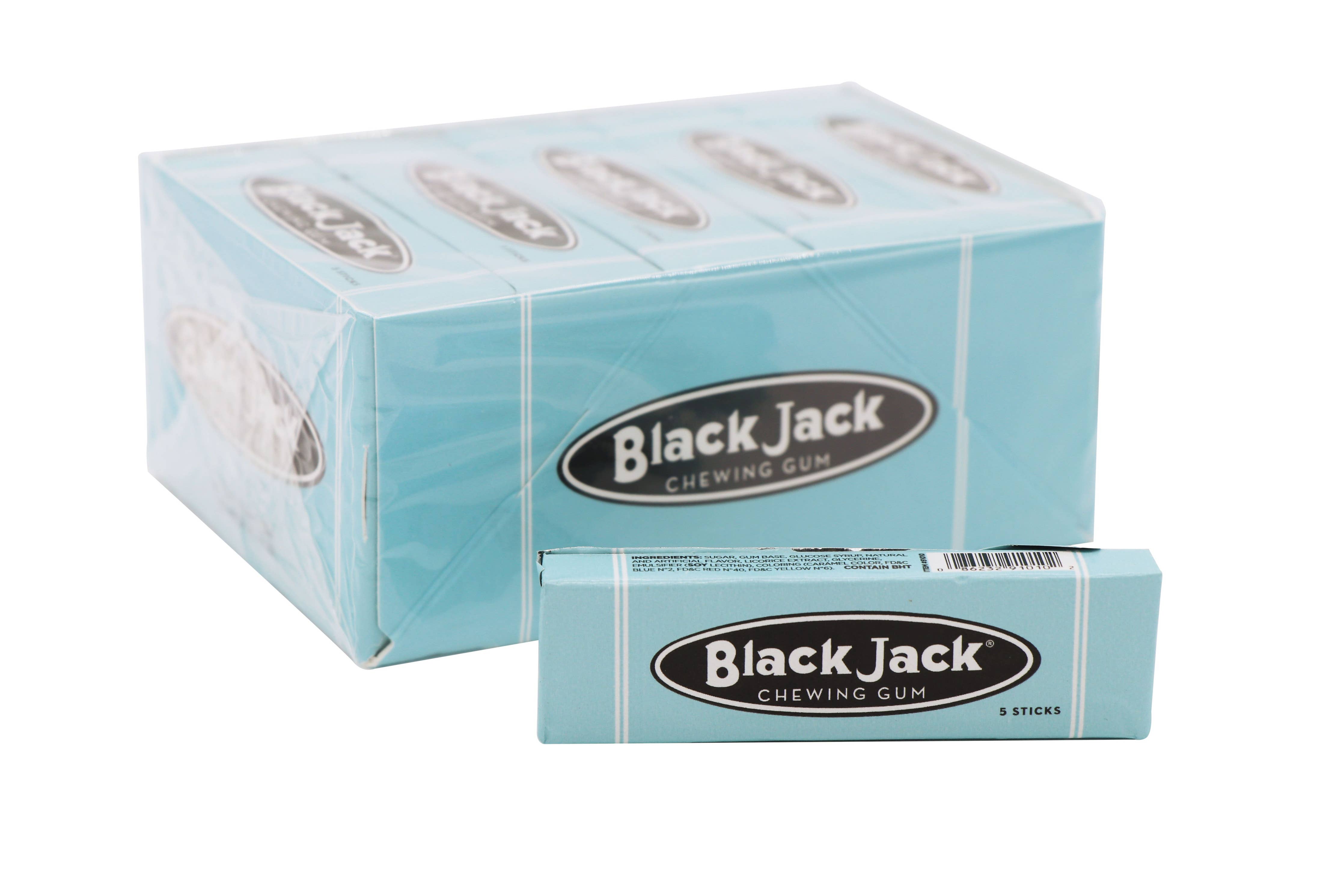 Blackjack Chewing Gum, 20ct