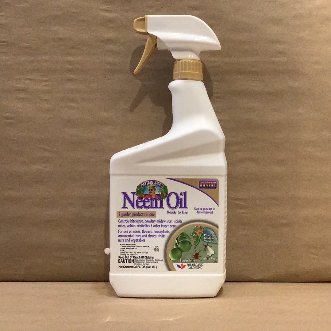 Captain Jack Neem Oil ready-to-use spray bottle
