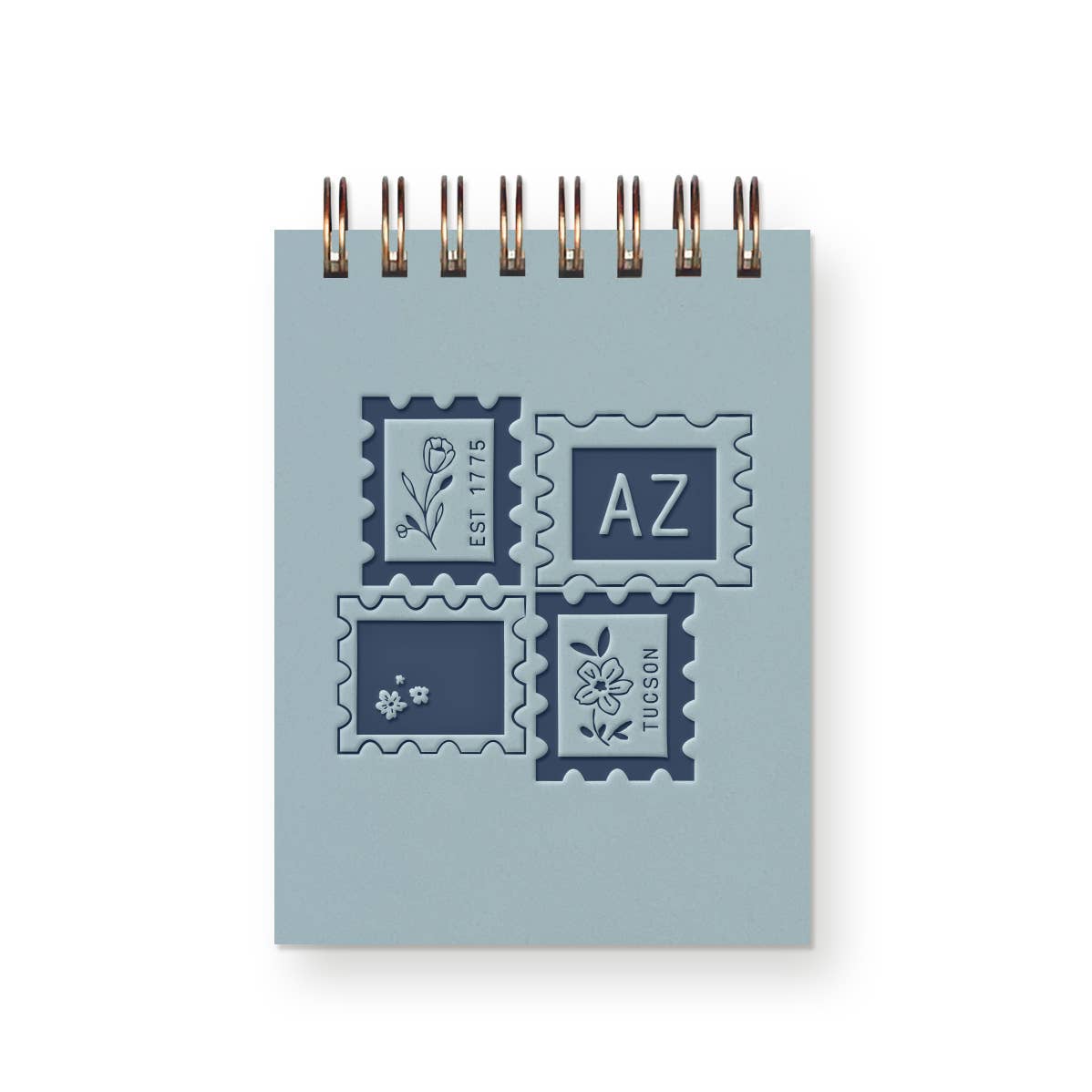 Custom City Stamp Mini Jotter Notebook