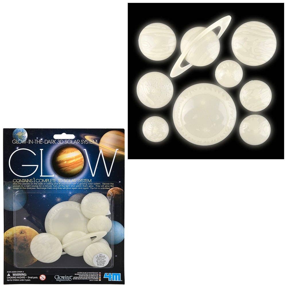 LLB Toys Glow-In-The-Dark 3D Solar System kit