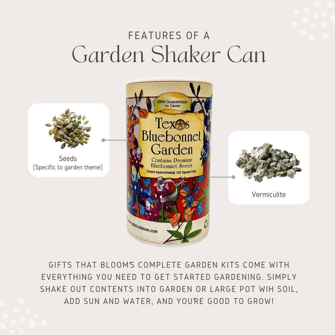 Aromatherapy Lavender Shaker Garden Can Seed Kit