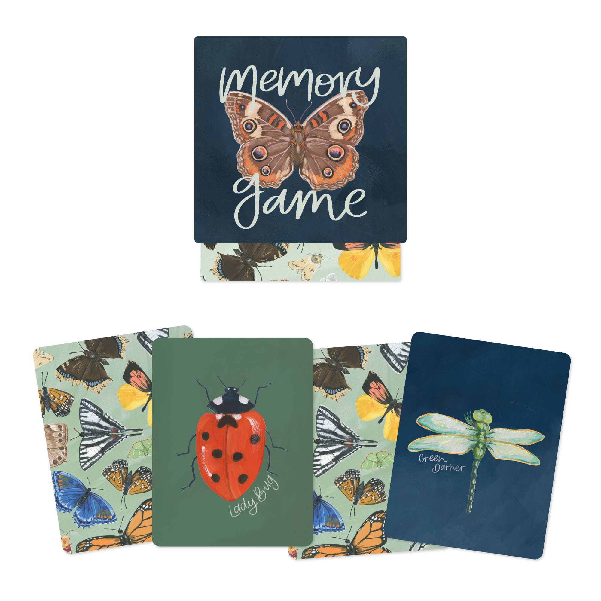 Twilight Garden Memory Game with floral illustrations