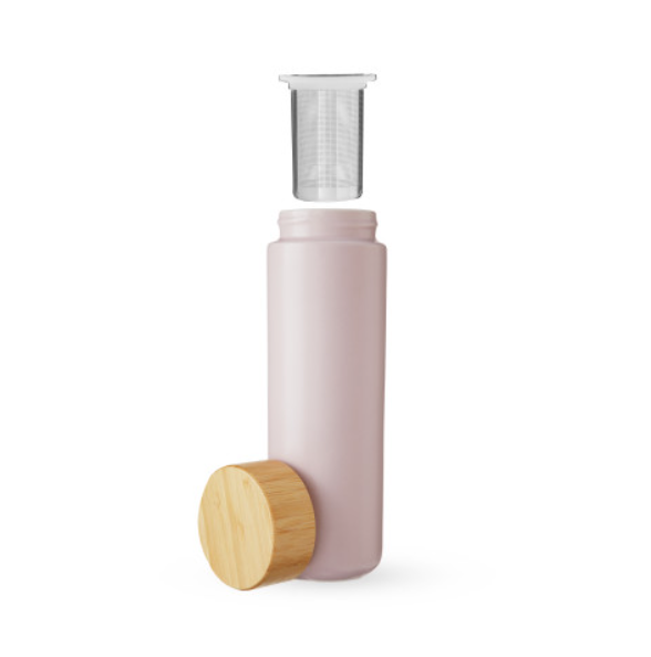 Tatyana Ceramic Travel Mug with Infuser in Lavender