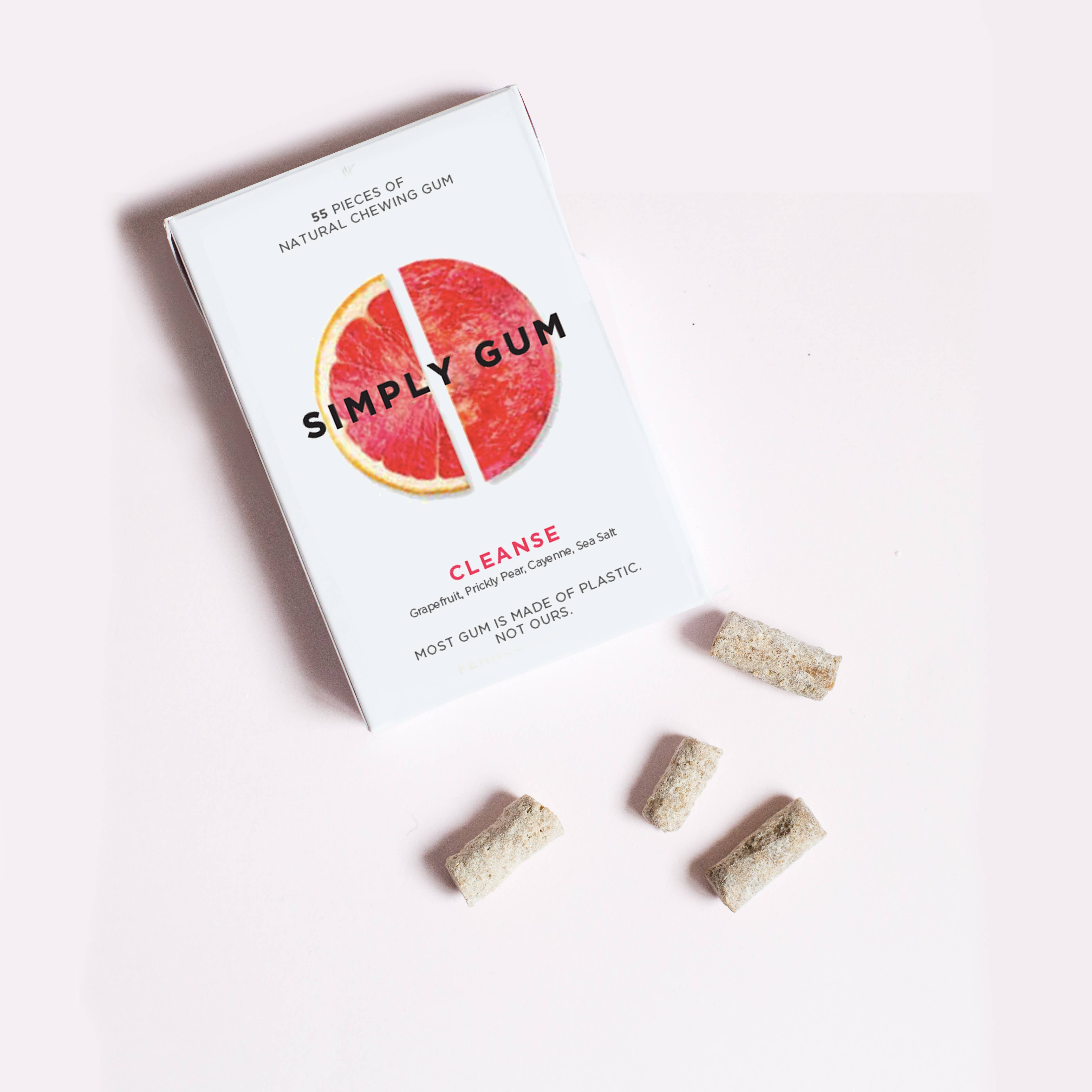 Cleanse Natural Chewing Gum bulk pack front view