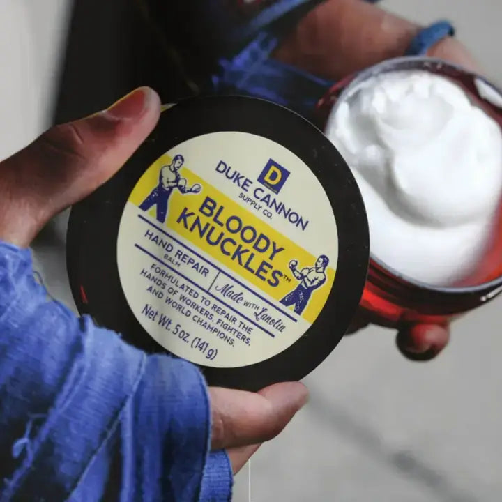 Bloody Knuckles Hand Repair Balm packaging back