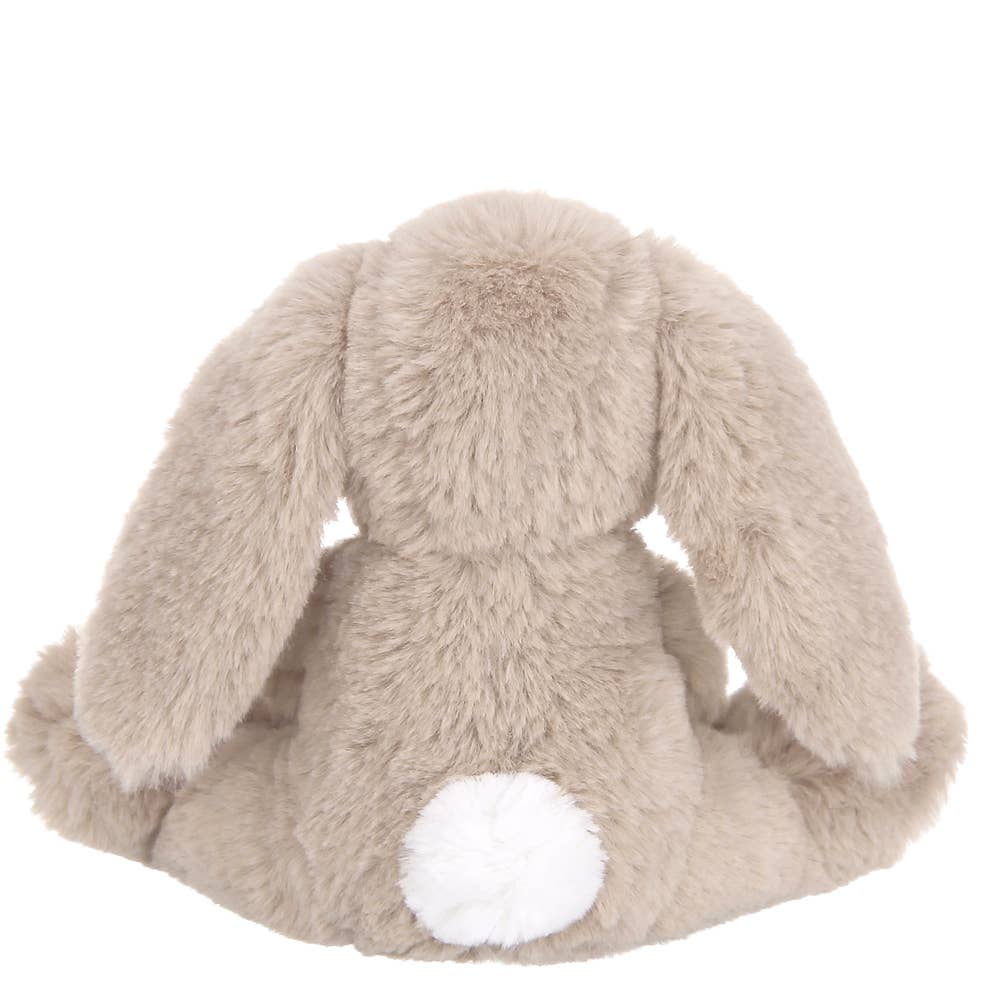 Lil' Boomer the Taupe & White Bunny plush toy detail