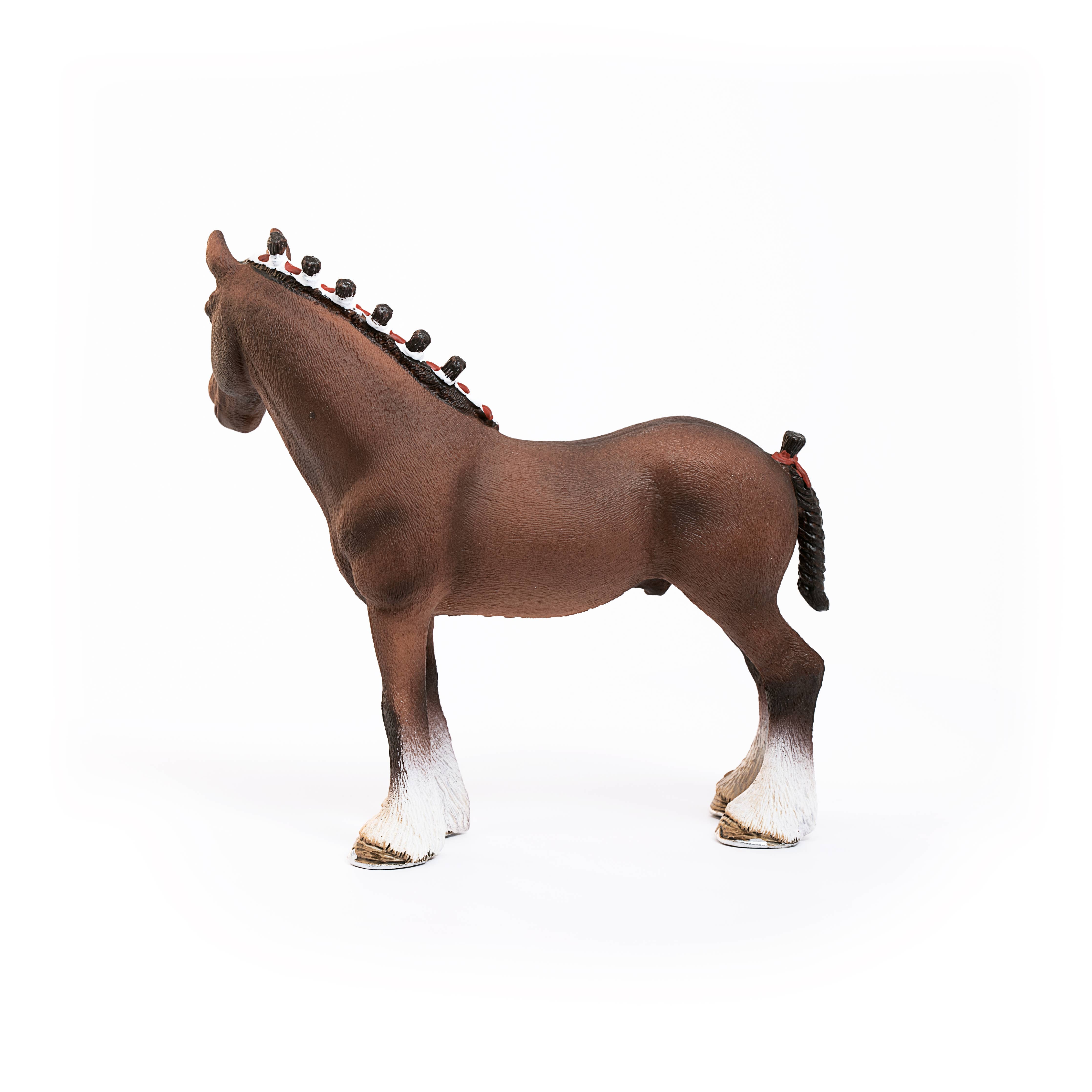 Clydesdale Gelding Farm Horse Toy