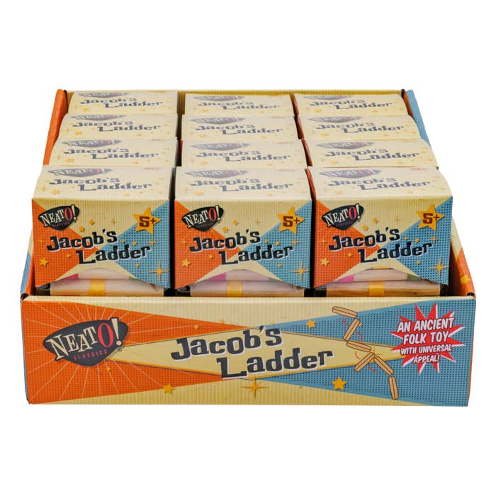 Neato! Classics Jacob's Ladder wooden blocks connected by ribbons