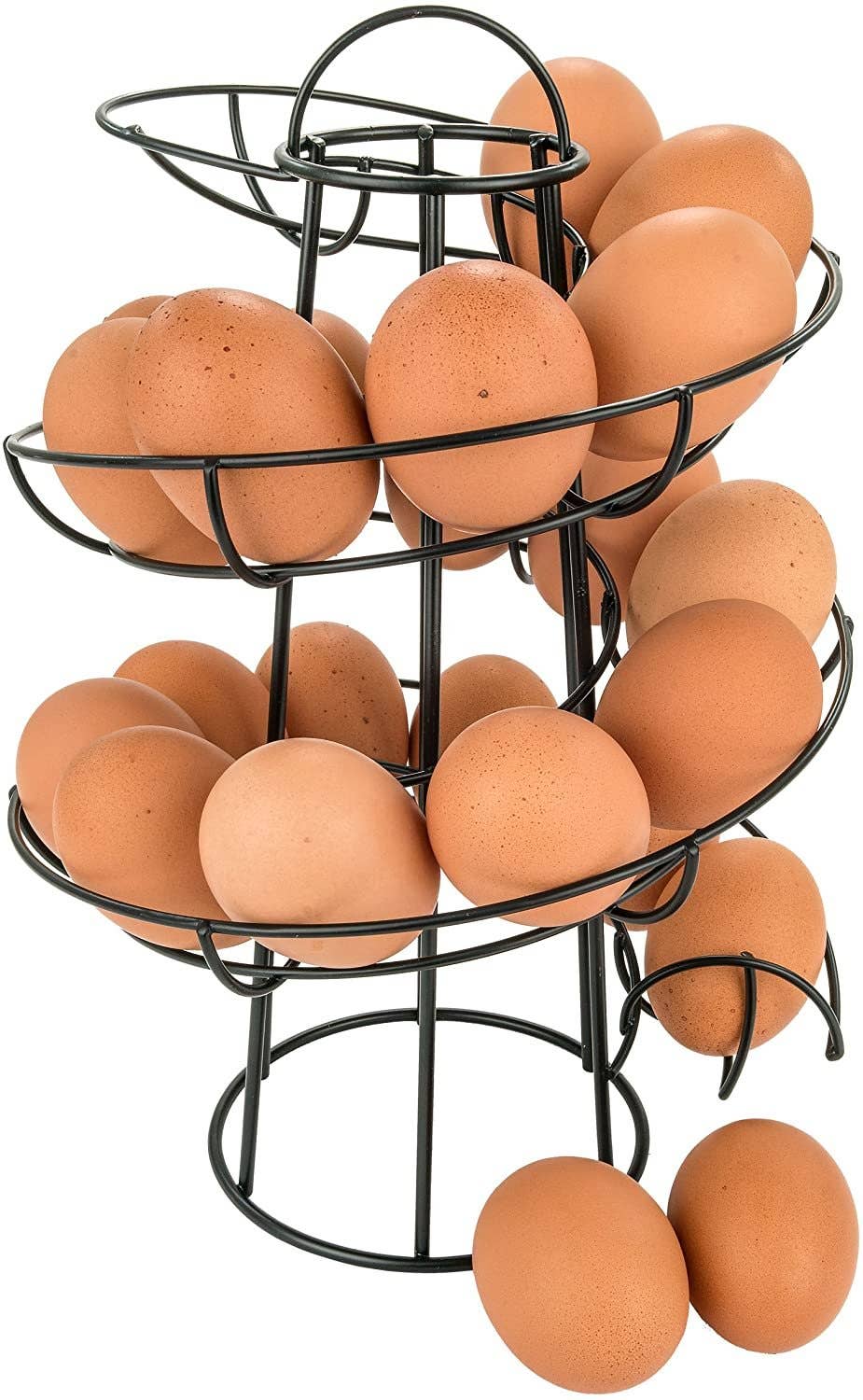 Egg Skelter Spiraling Dispenser Rack