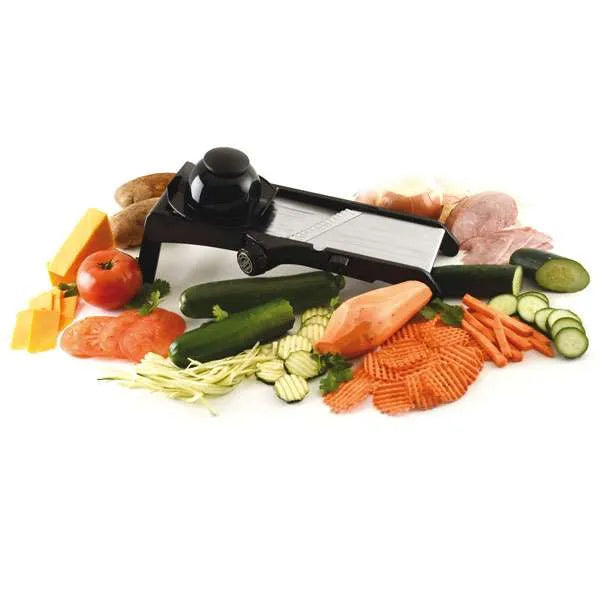 NorPro Deluxe Mandoline Slicer and Grater side view