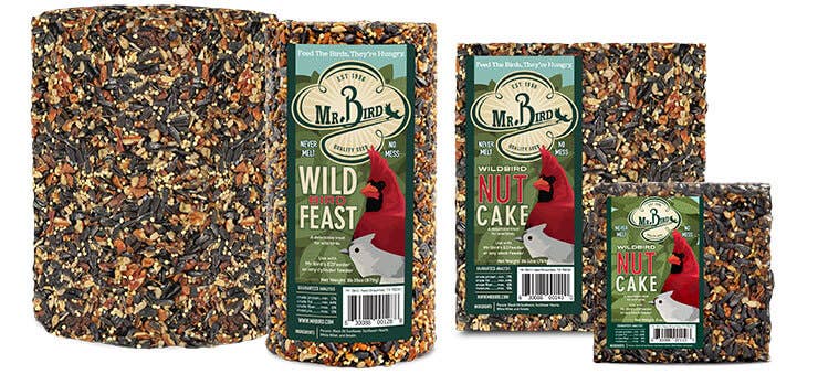 WildBird Feast Cylinder large on feeder