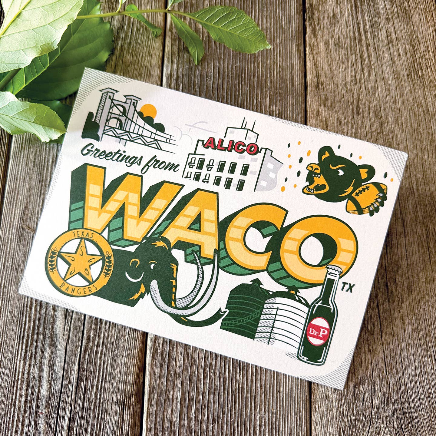 Greetings from Waco Postcard
