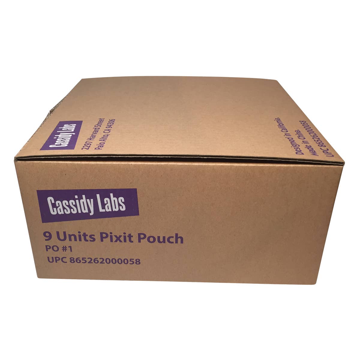 Pixit pencil case open showing interior storage