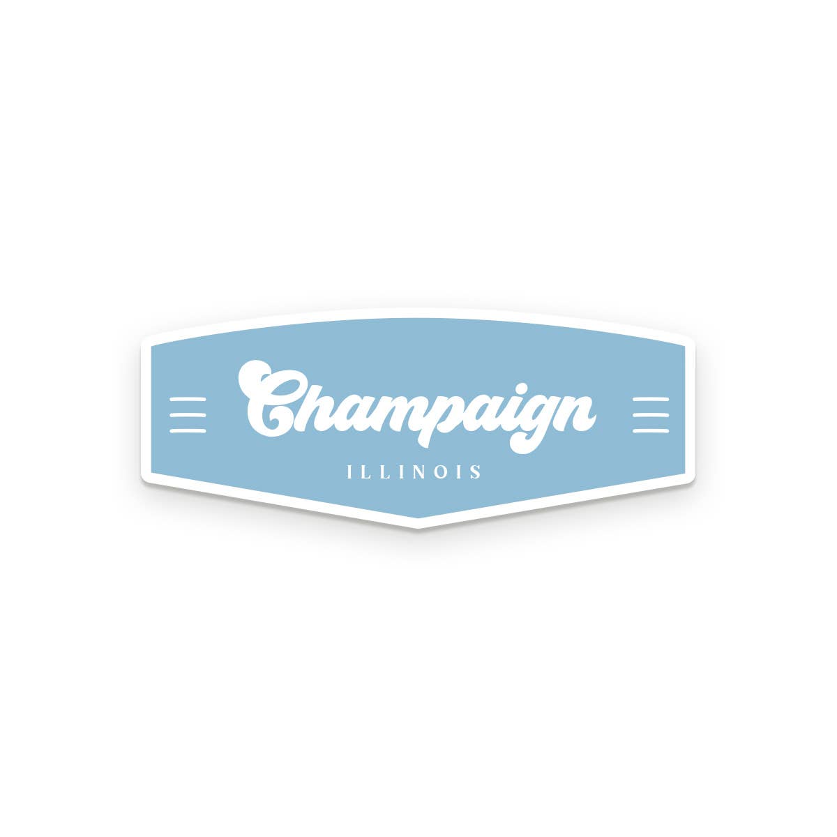 Custom City Retro Sticker customization example