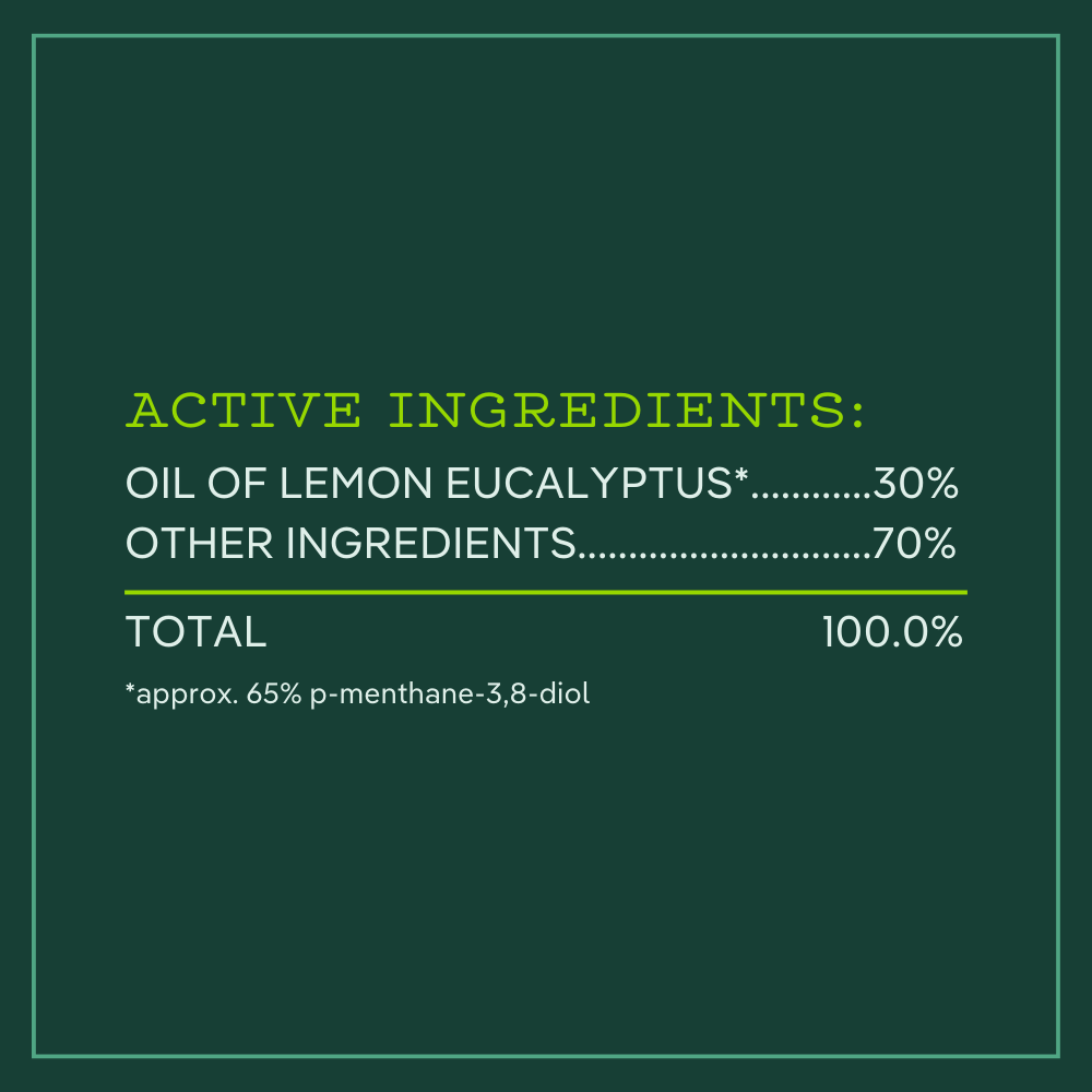 Mosquito and Tick Repellent Spray (2oz) - Display of 6