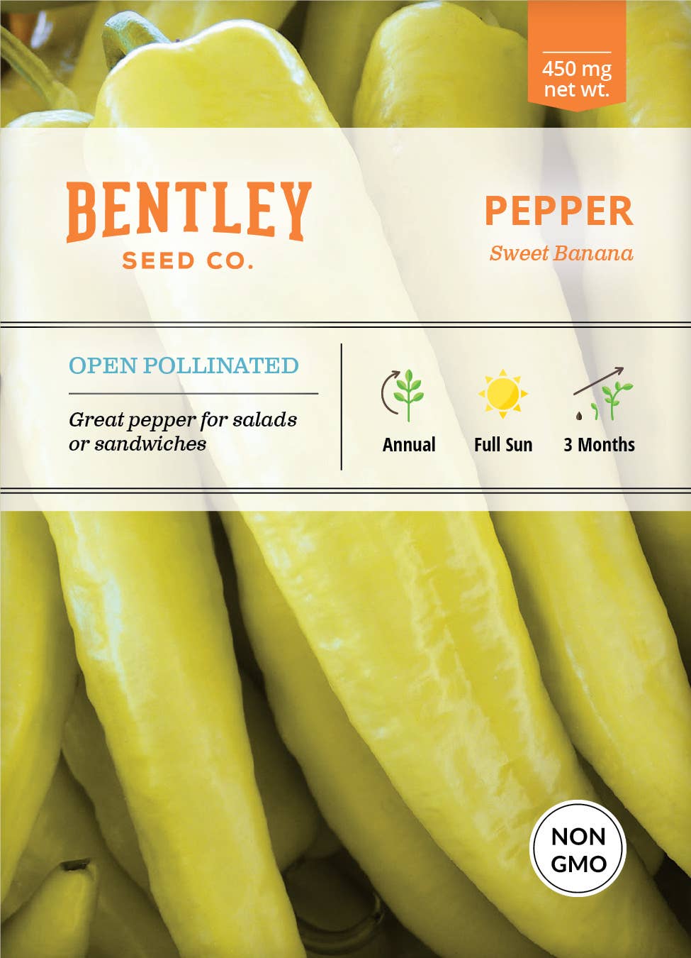 Brim Seed Co. Sweet Banana Pepper seed packet