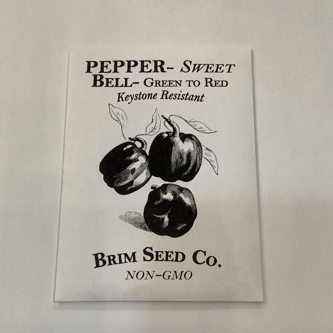 Brim Seed Co. - Sweet Green To Red Keystone Resistant Pepper Heirloom Seed