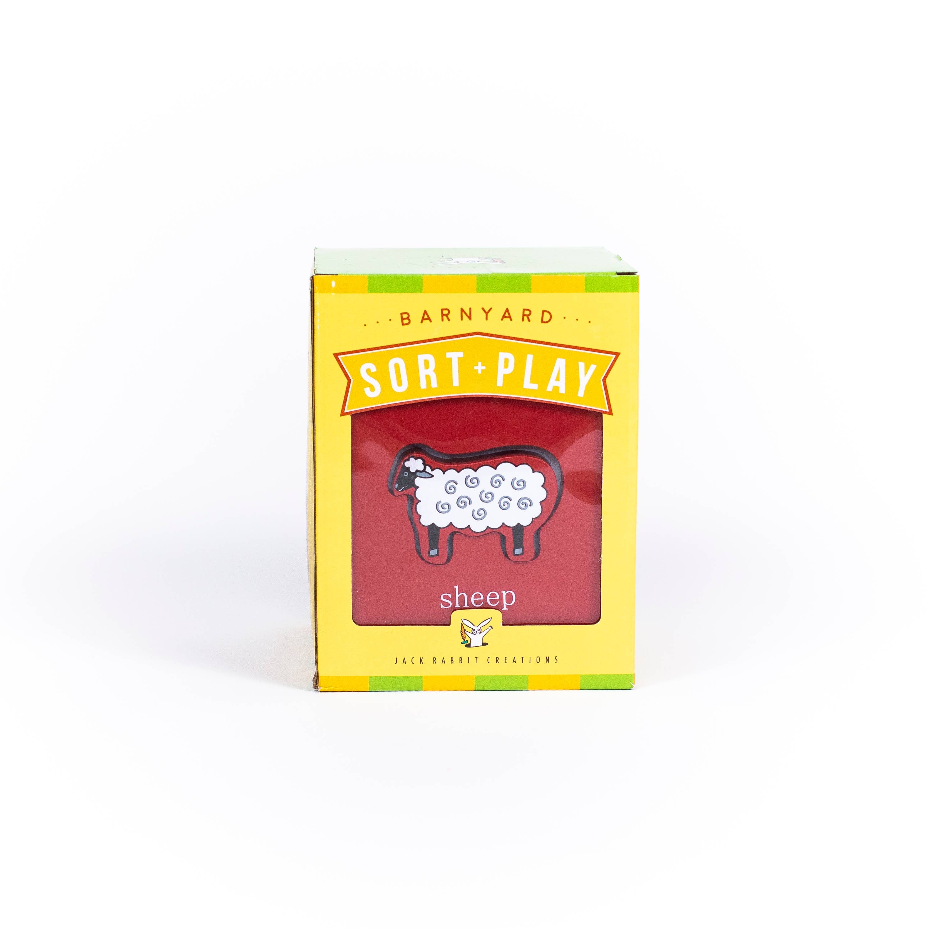 Barnyard Sort and Play animal pieces close-up