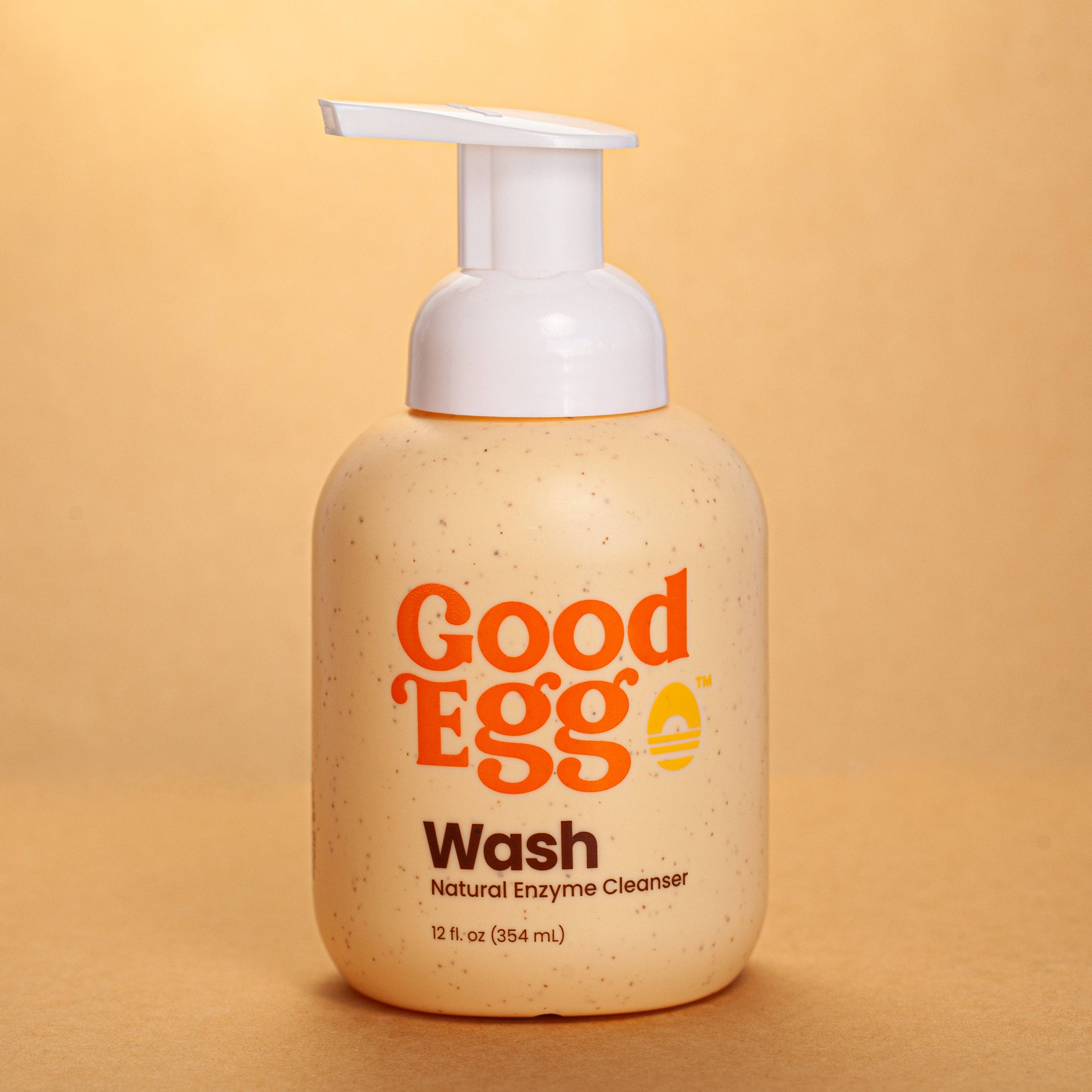 GoodEgg Wash egg cleaning solution bottle