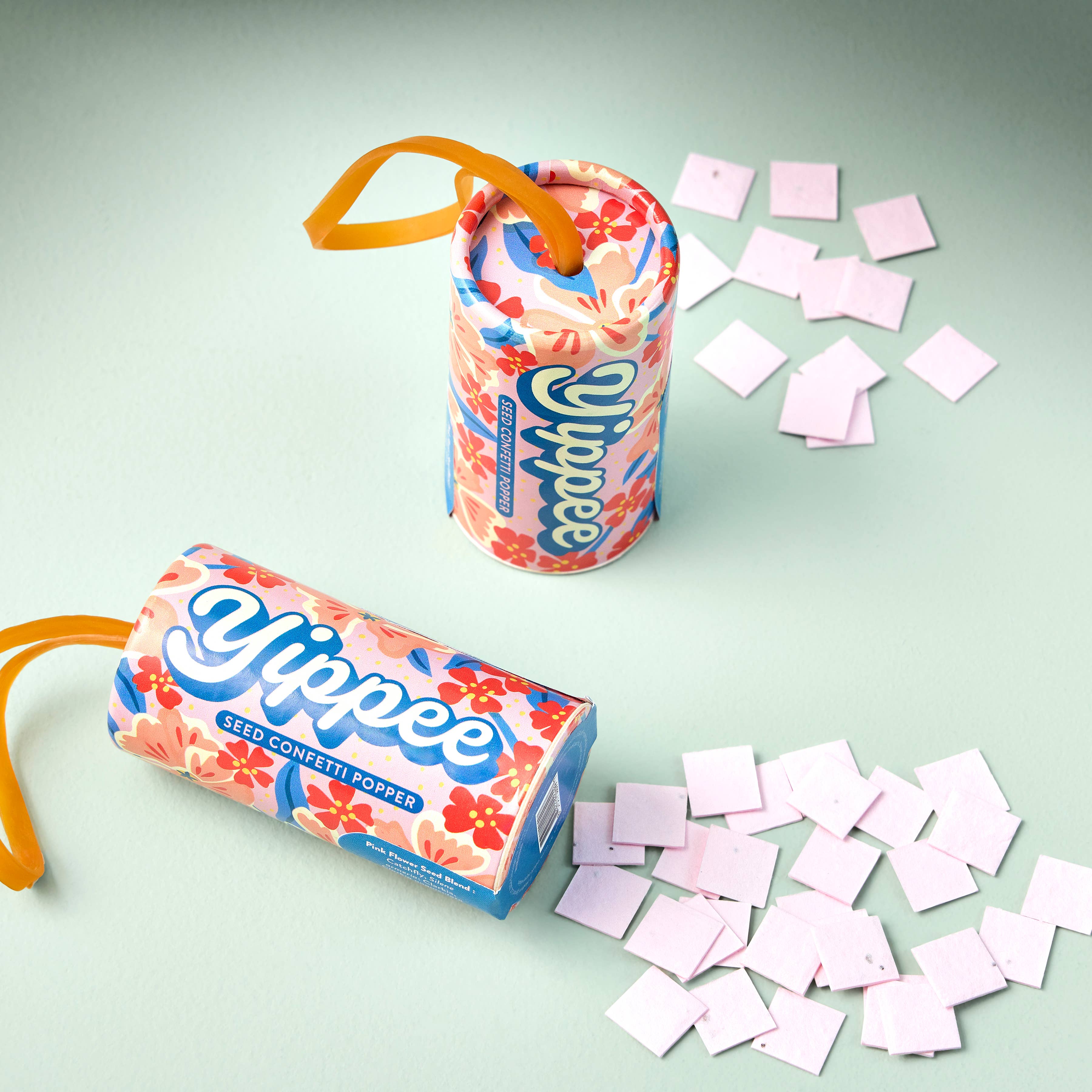 Seed Confetti Poppers single party favor with plantable confetti