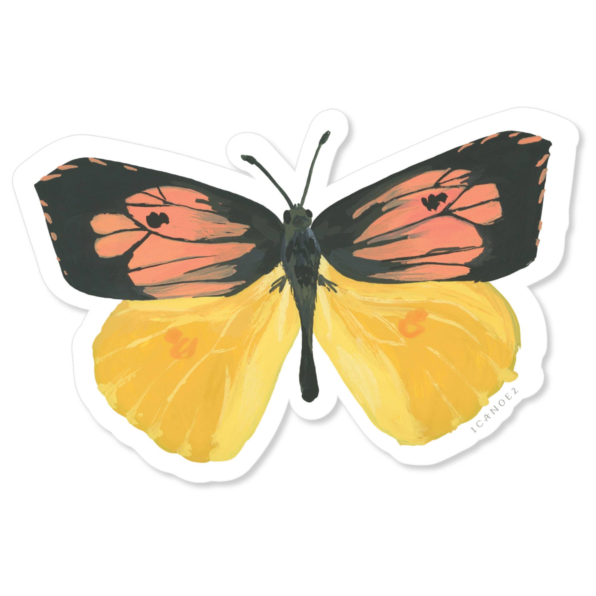 California Dogface Butterfly Decal Sticker