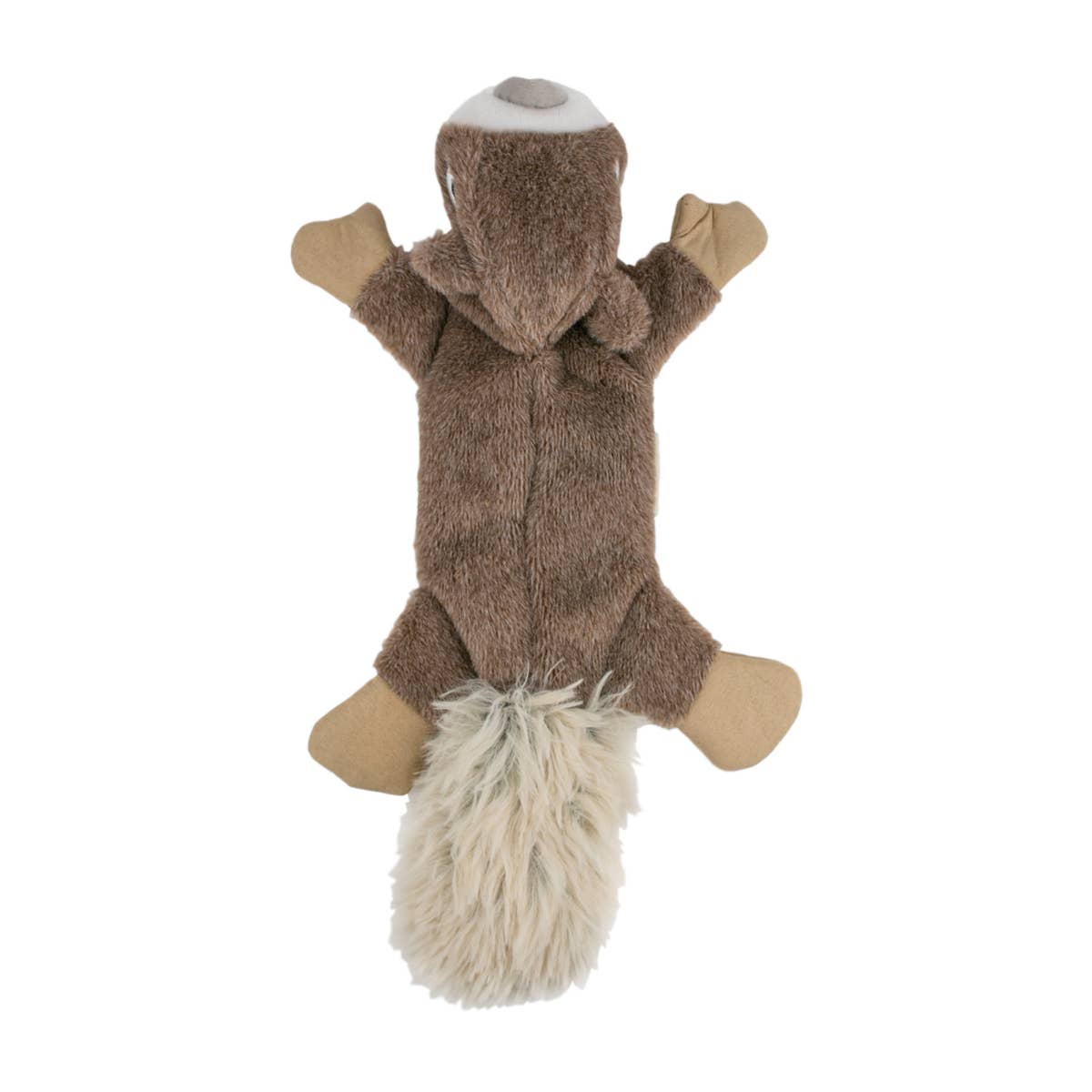 Stuffless Squirrel Squeaker Dog Toy flat design