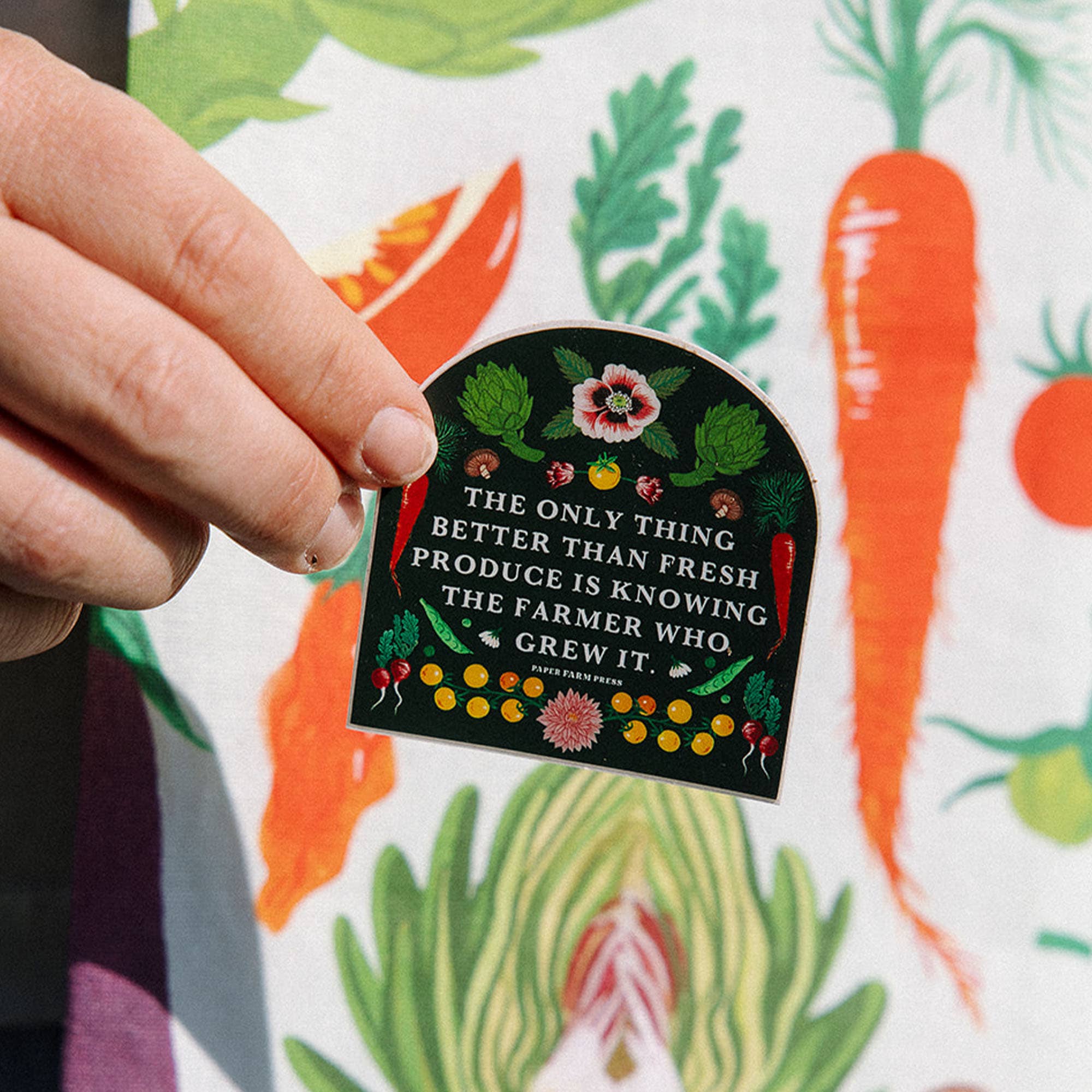 Knowing The Farmer decal sticker color variation