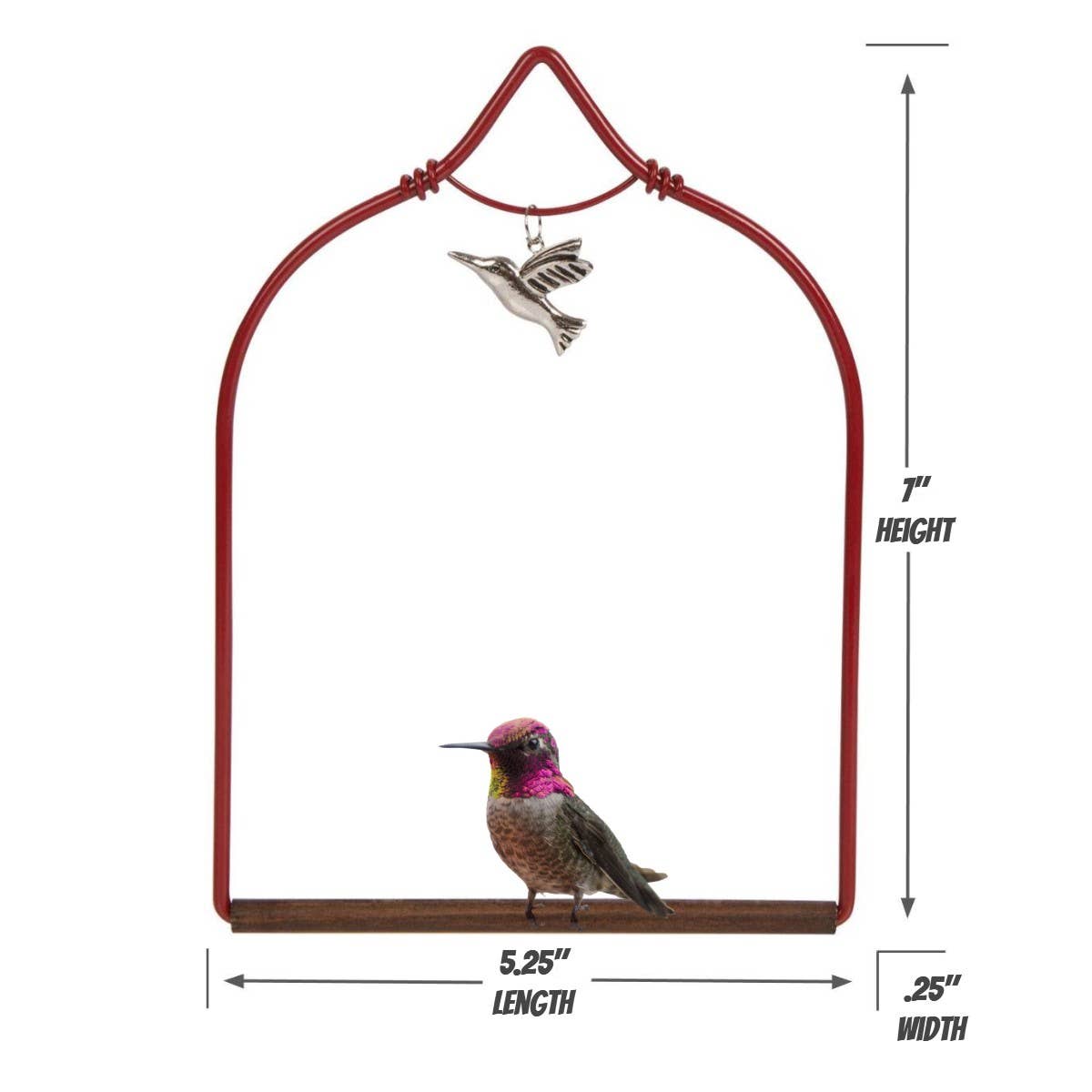 POP'S Charmed Hummingbird Swing (Red)