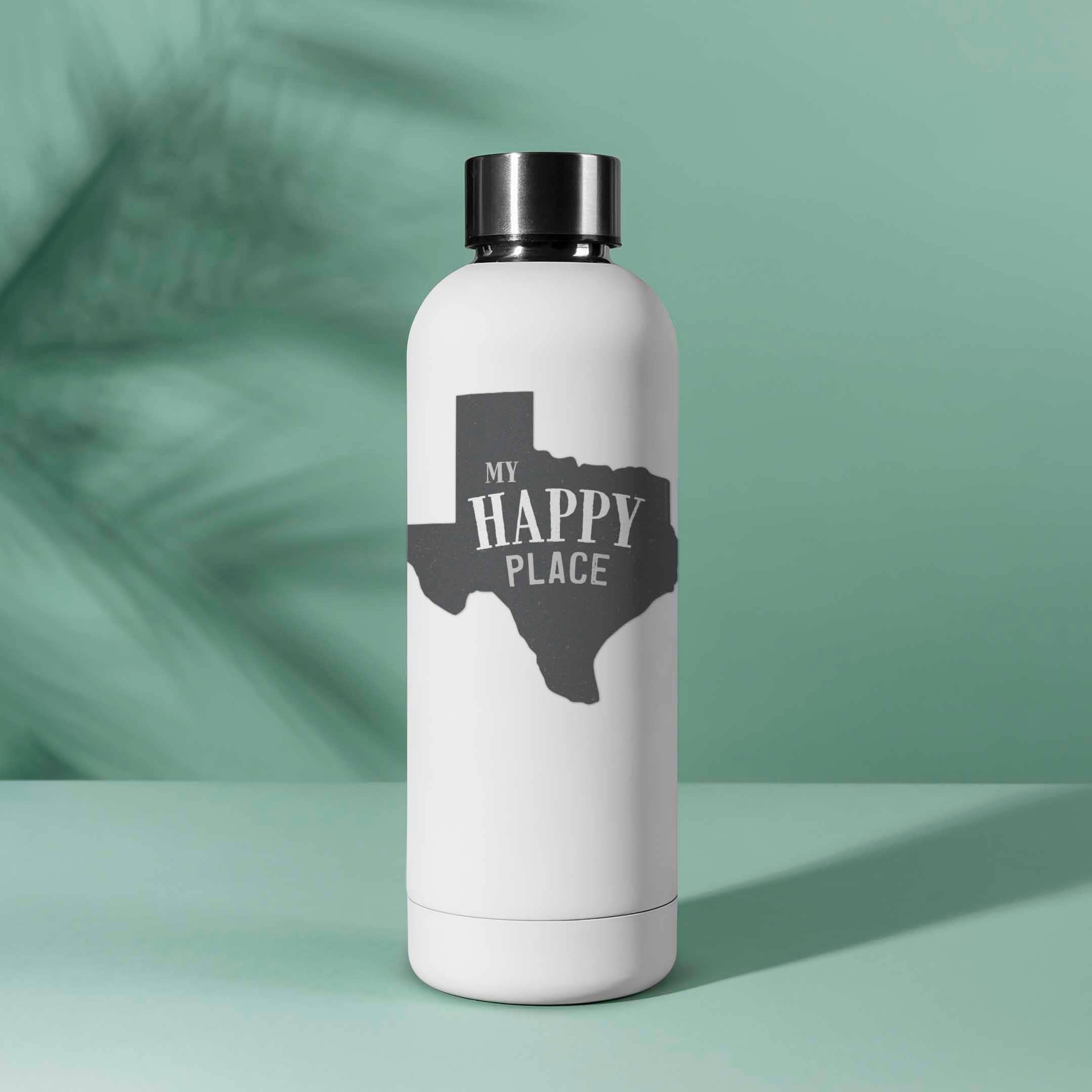 My Happy Place Texas Bumper Sticker