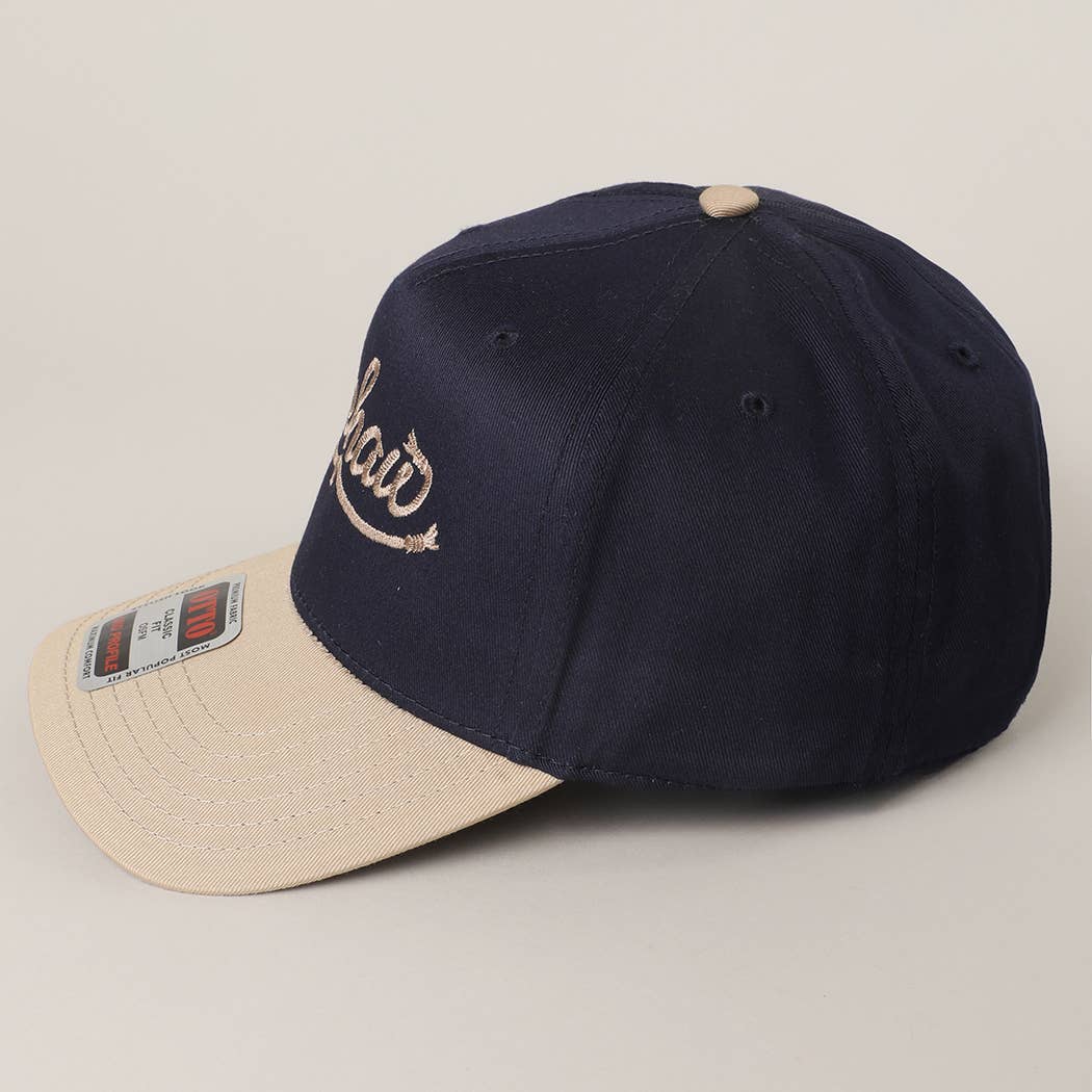 Yeehaw western script embroidered trucker hat additional color