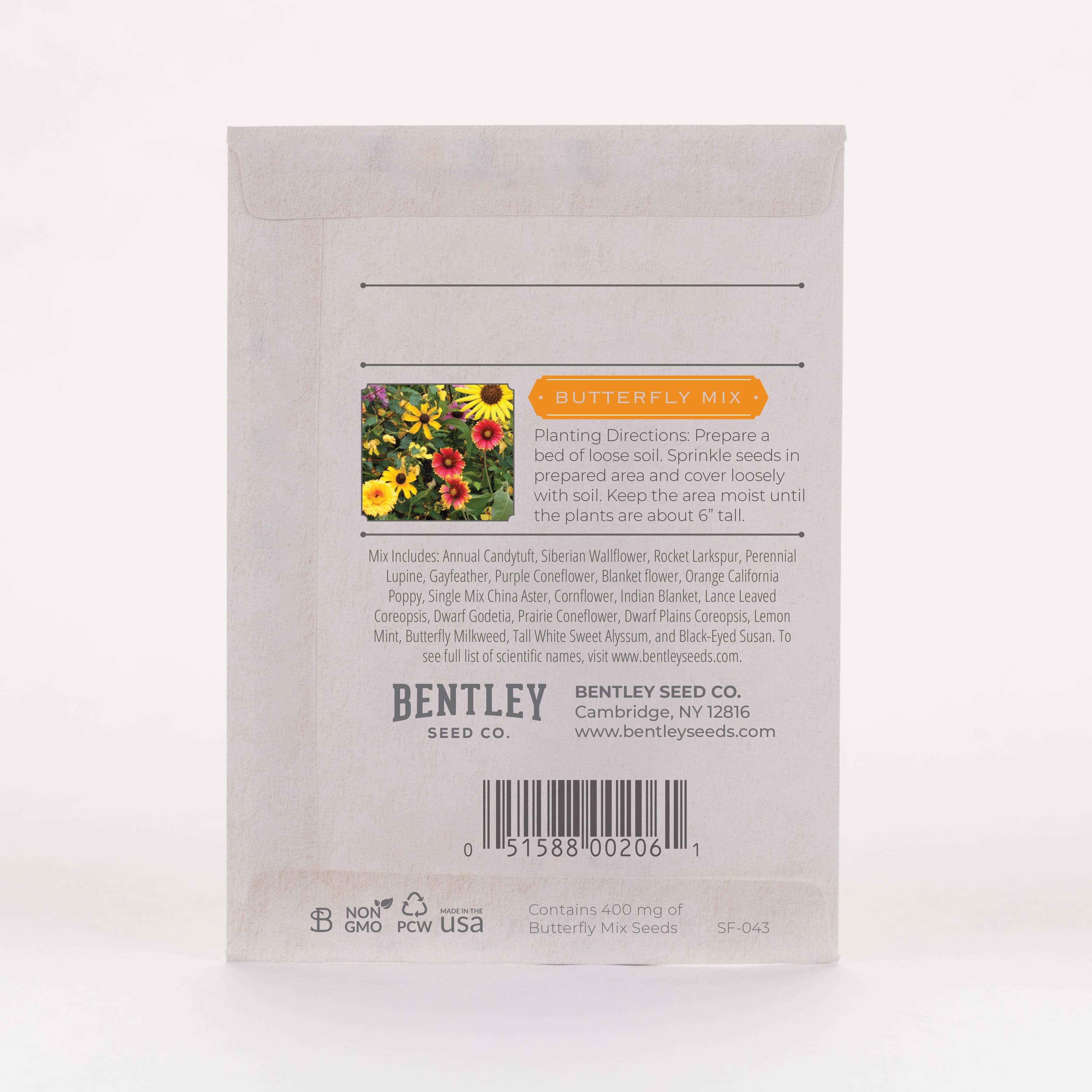 Grow With Us Butterfly kit side packaging view
