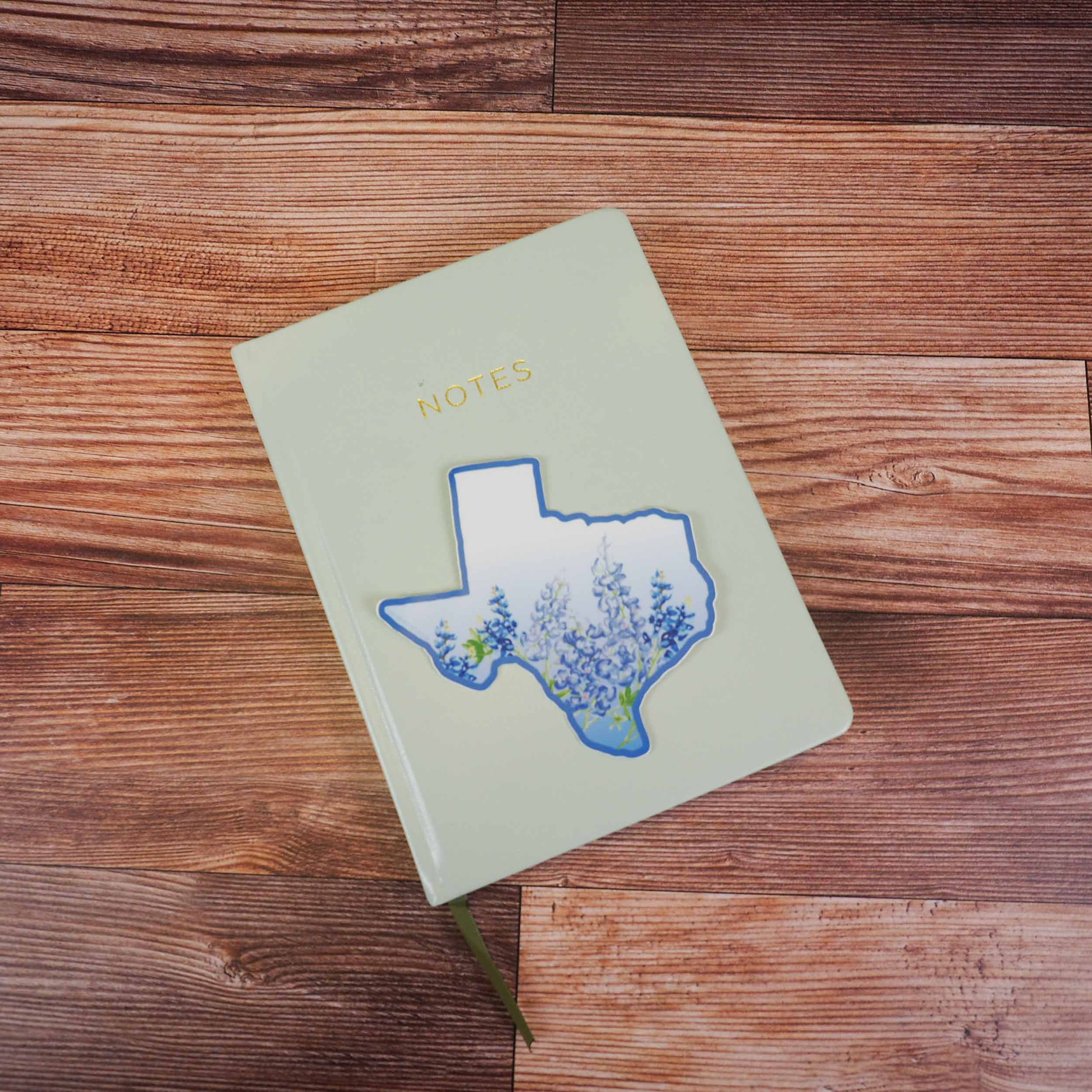 Texas Bluebonnets Decal, Texas Bumper Sticker