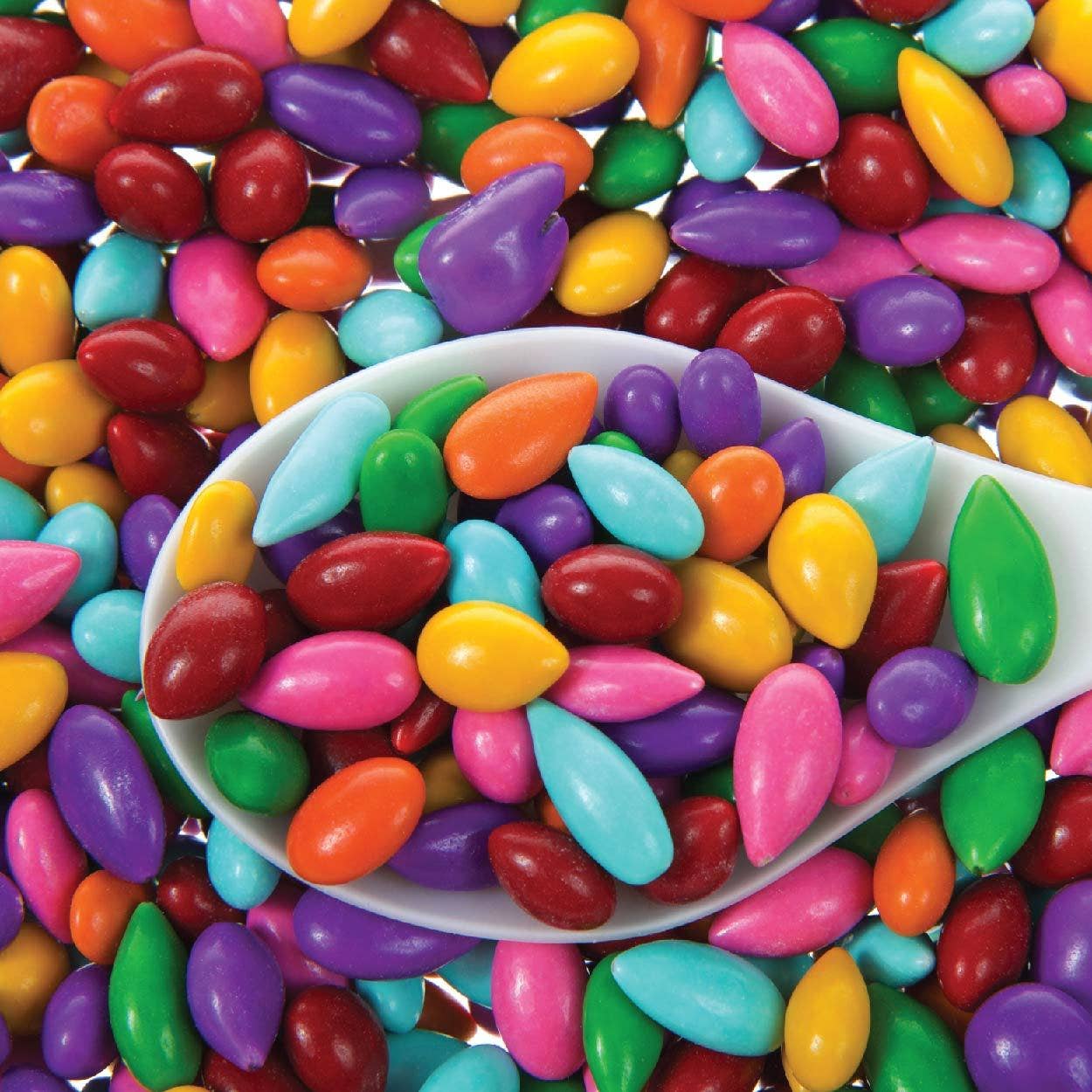 Rainbow Sunny Seeds® 3 oz tube candy detail