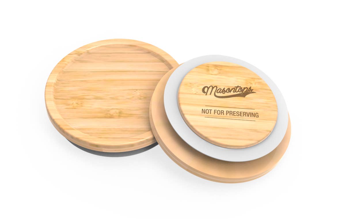 Masontops - Timber Top Bamboo Mason Jar Storage Lids