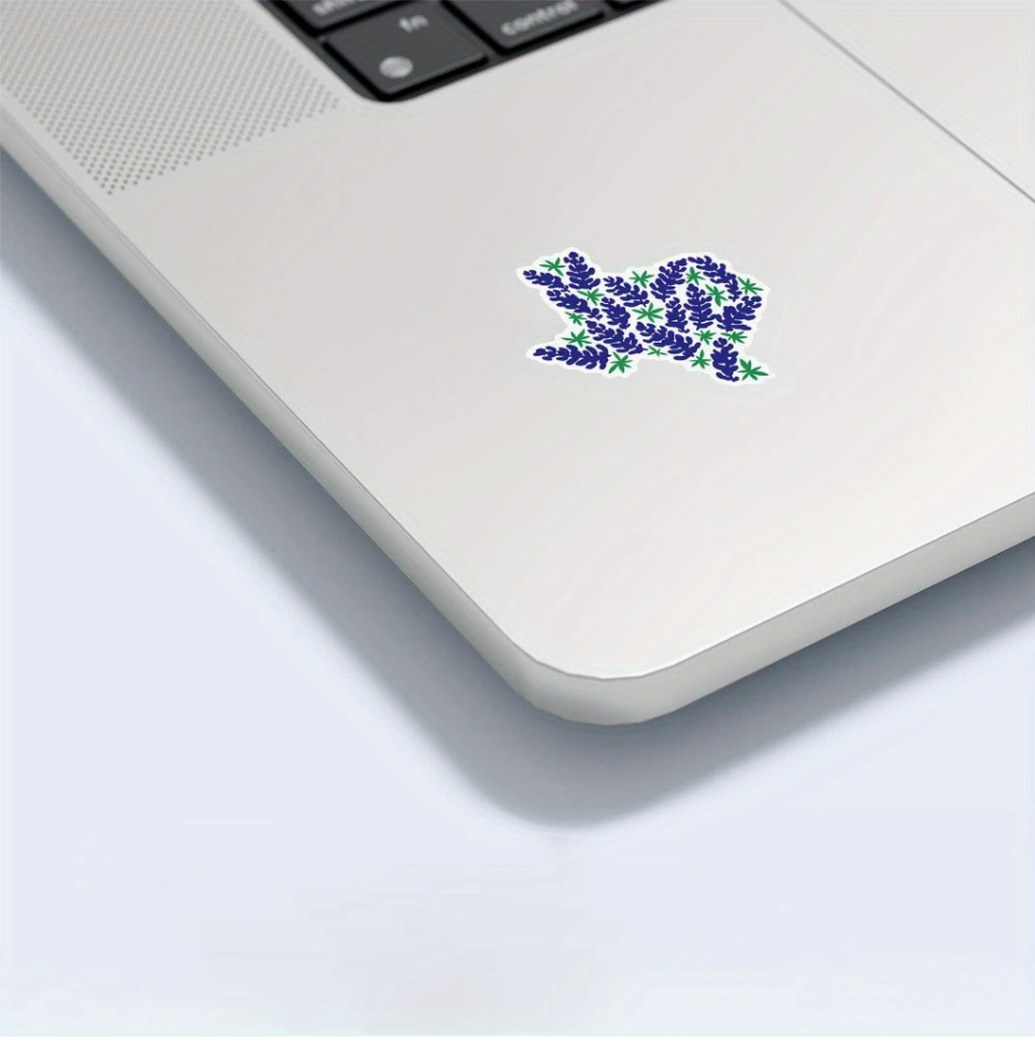 Texas State Bluebonnet sticker alternate angle
