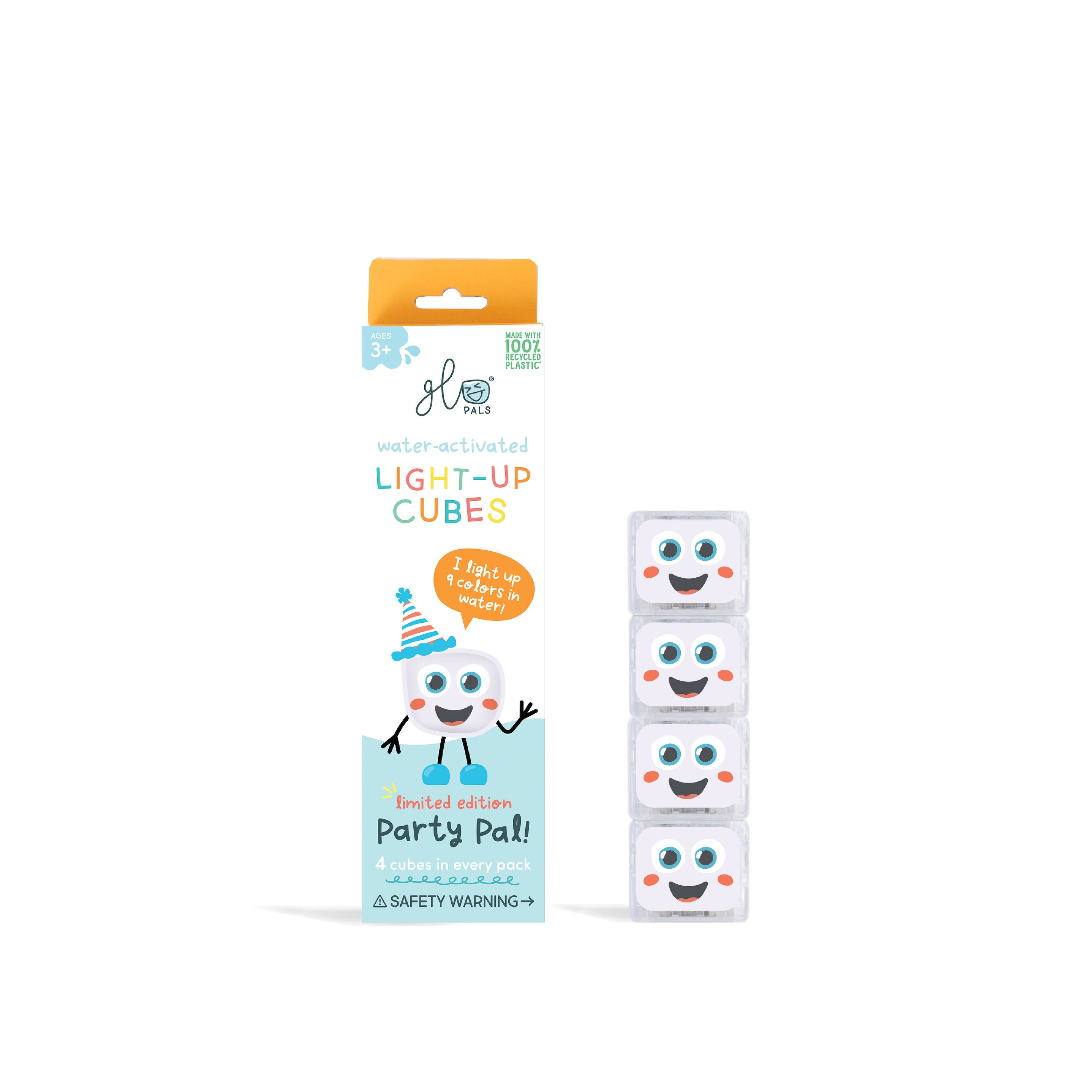 Glo Pals Party Pal Light-Up Cubes for bath play