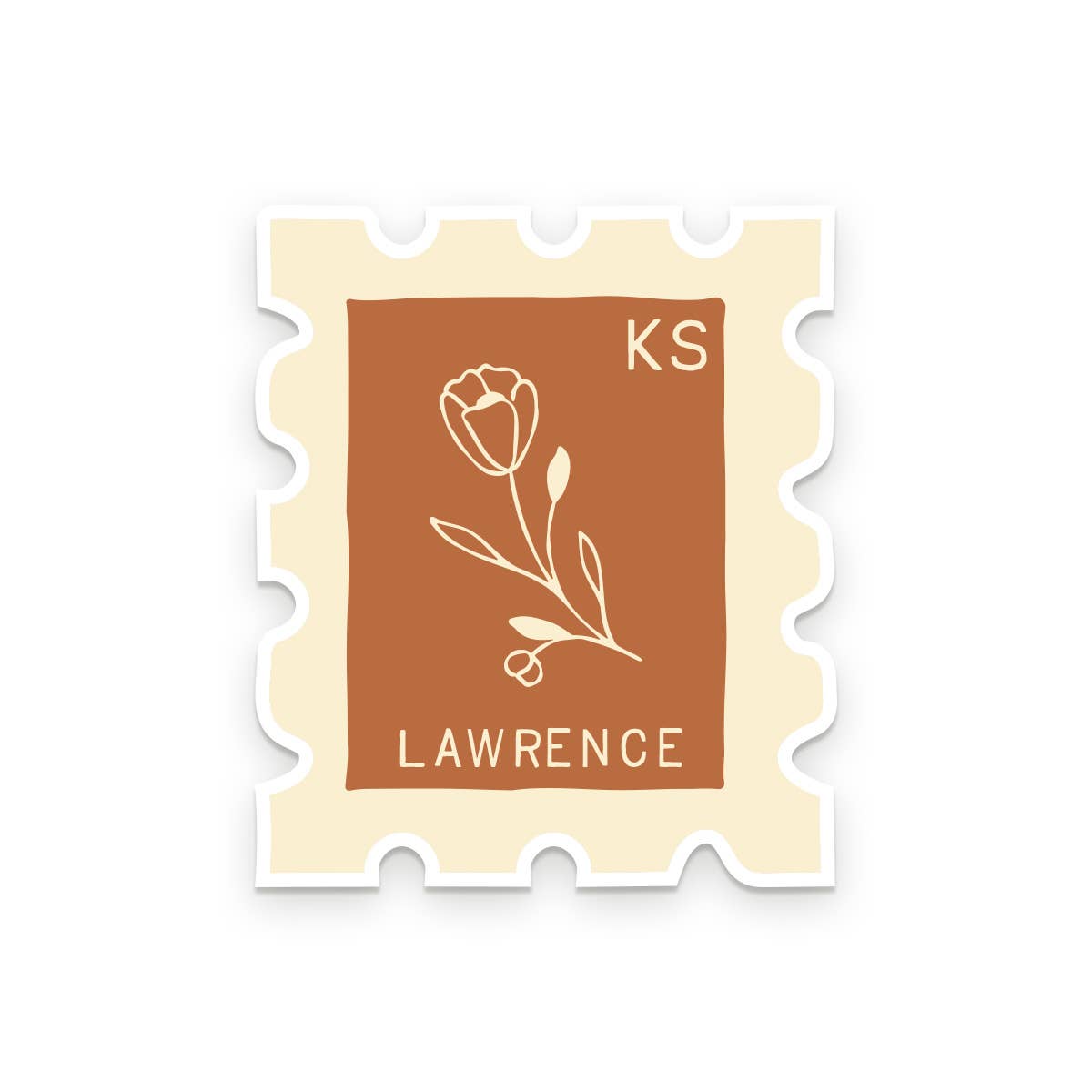 Waco TX stamp sticker product variant